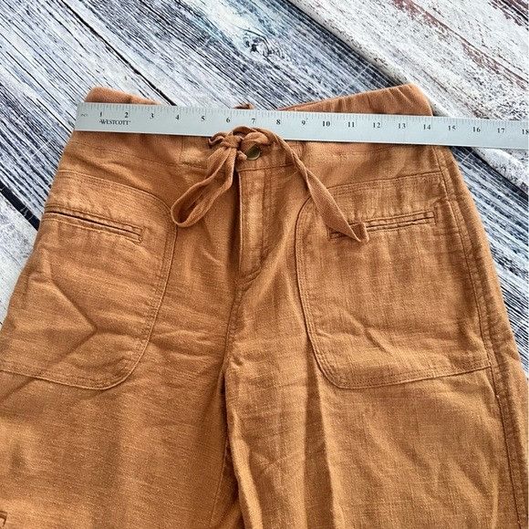 Soft Surroundings Soft Surroundings Brown Linen Blend Cargo Pants Size 27" / US 4 / IT 40 - 7 Thumbnail