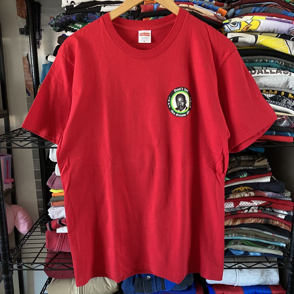 Supreme Supreme MLK I Have A Dream T-Shirt Red 2018 Size US M / EU 48-50 / 2 - 1 Thumbnail