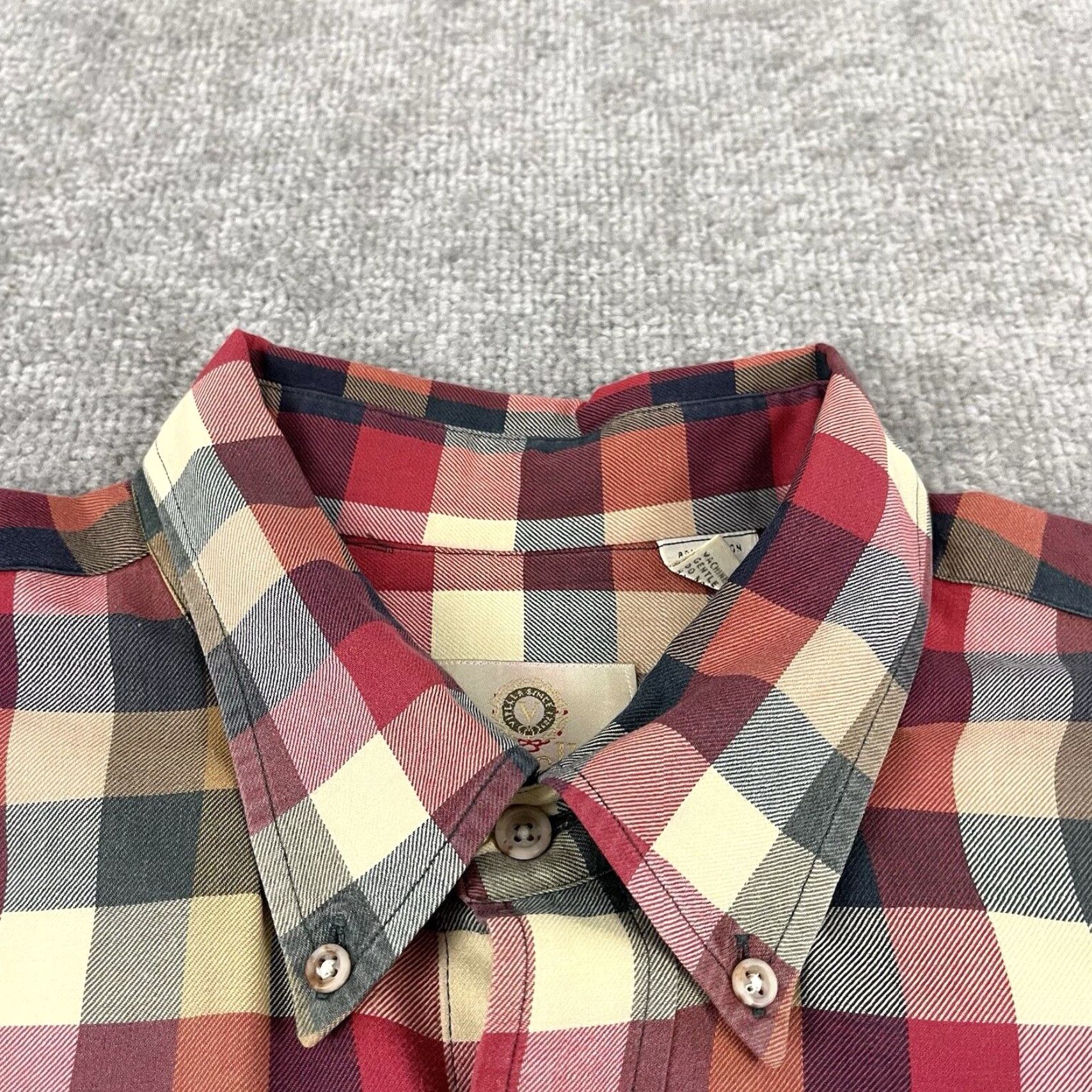 Vintage VINTAGE VIYELLA Shirt Mens XL Multi Plaid Wool Blend Button-Down Long Sleeve - Casual, Business, Workwear - Fall Winter Per United States (Wait) Size US XL / EU 56 / 4 - 4 Thumbnail