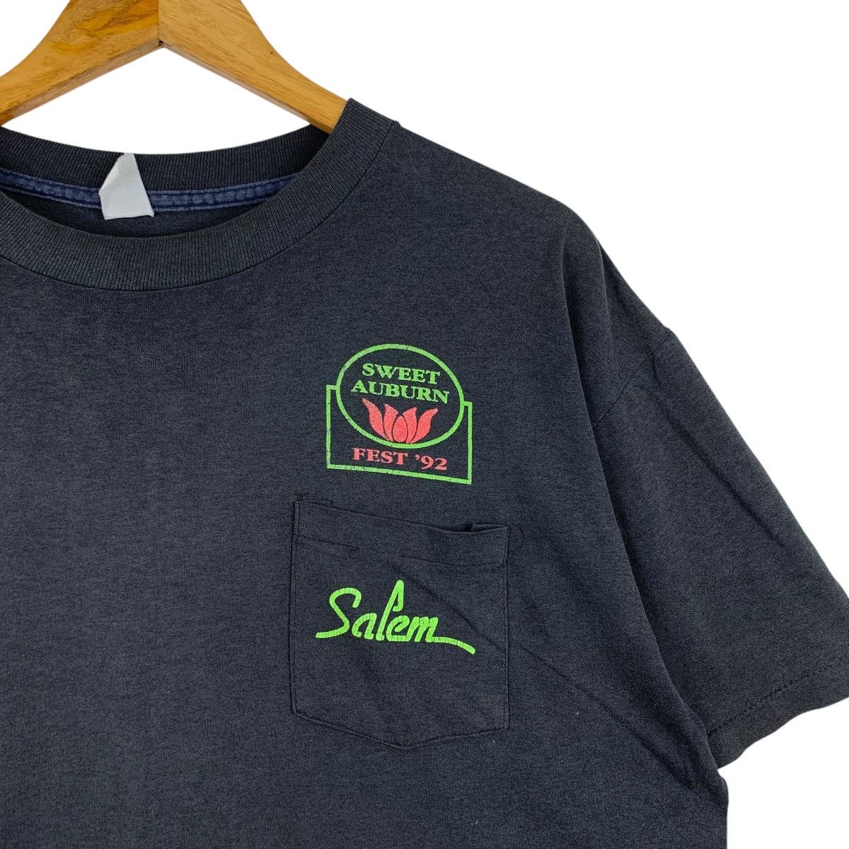 Vintage Vintage 90s SALEM CIGARETTES Neon Graphic Print Sweet Shirt Size US L / EU 52-54 / 3 - 4 Thumbnail