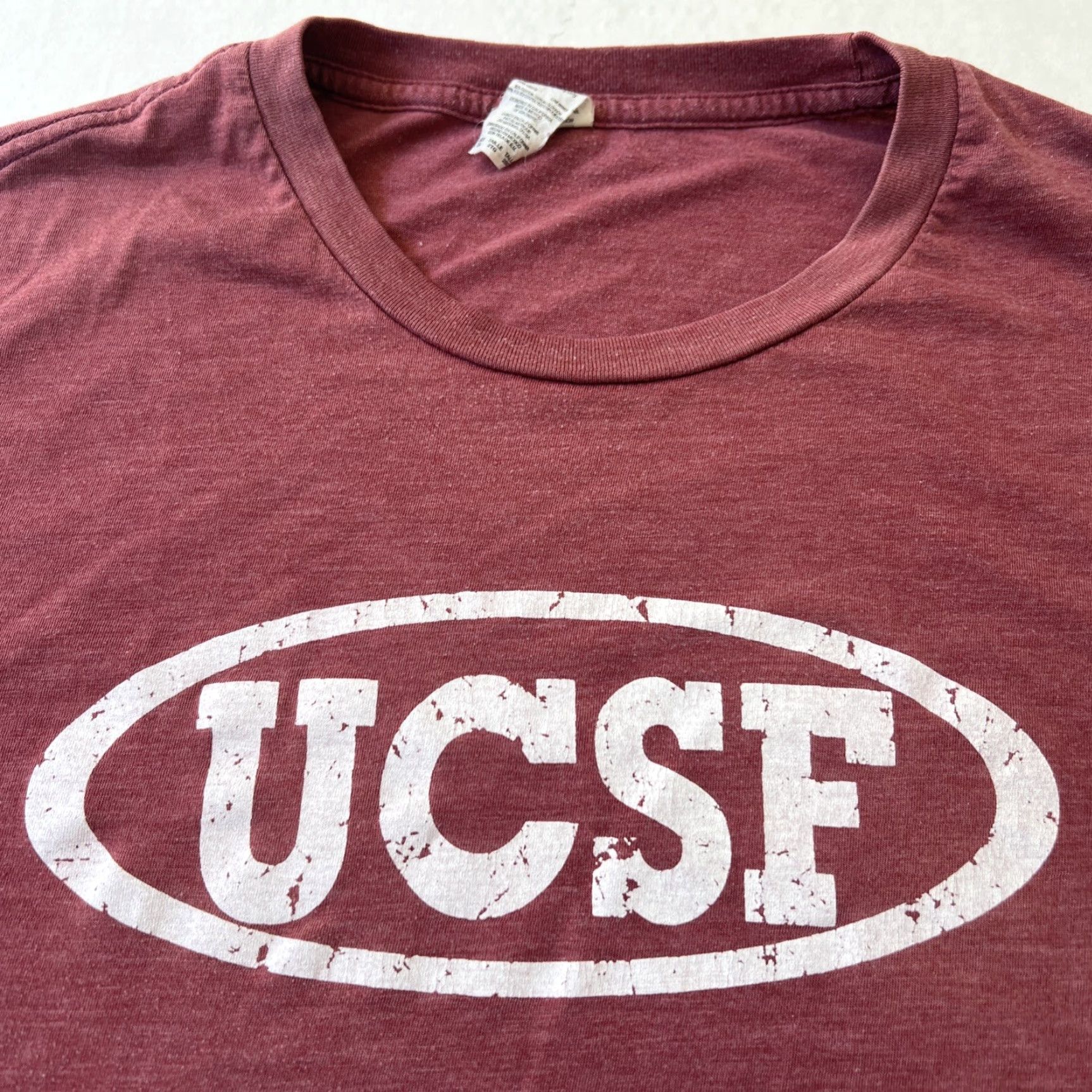 Logo 7 VINTAGE Official UCSF UC San Francisco Dons Oval Logo Shirt Adult 2XL Pink Official New Size US XXL / EU 58 / 5 - 2 Thumbnail