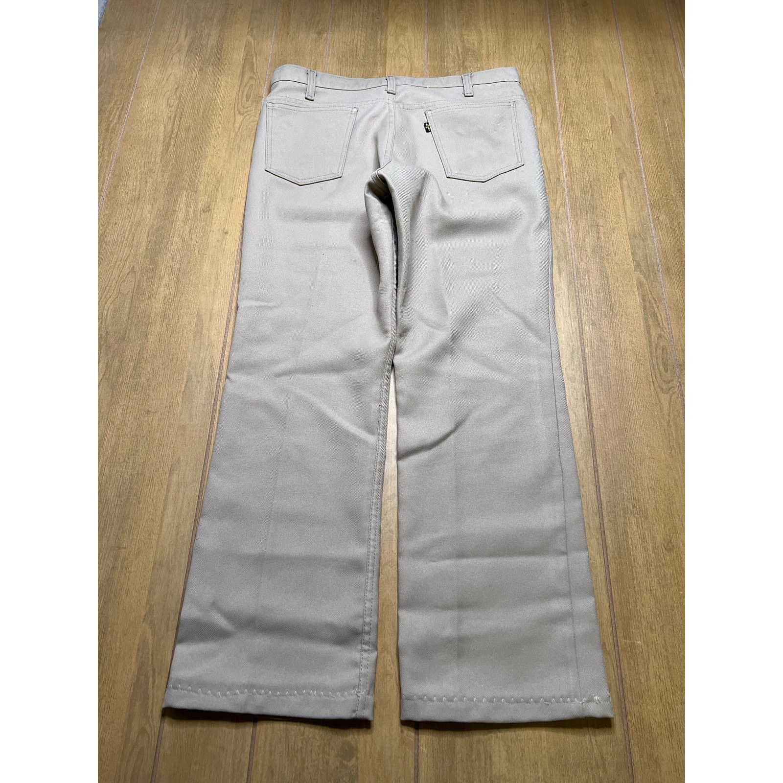 Levi's Vintage Levi’s Action Slacks Pants USA 34x28 Beige Scovill Size US 34 / EU 50 - 8 Thumbnail