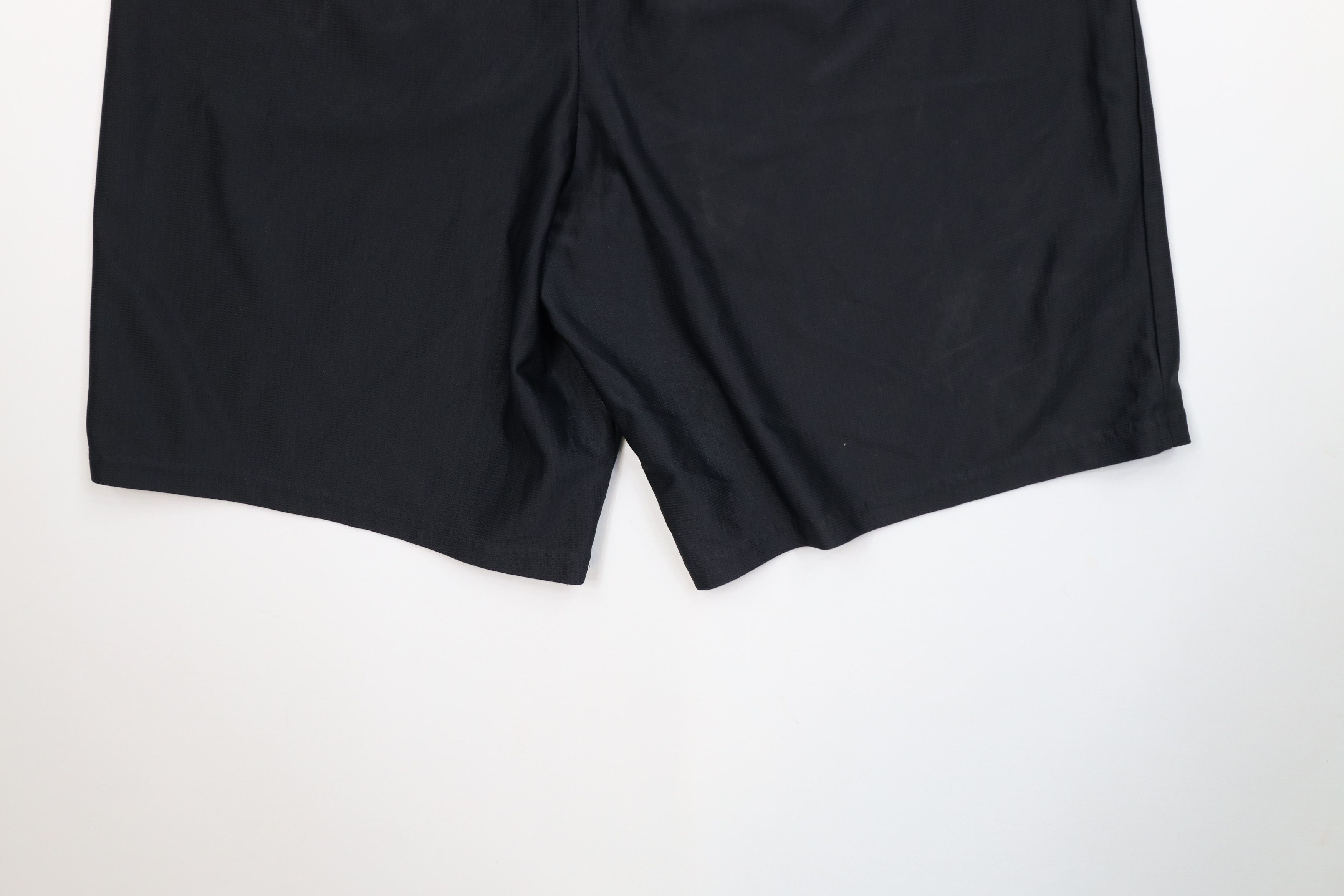 Nike Vintage 90s Y2K Nike Mini Swoosh Above Knee Shorts Black Size US 36 / EU 52 - 13 Thumbnail