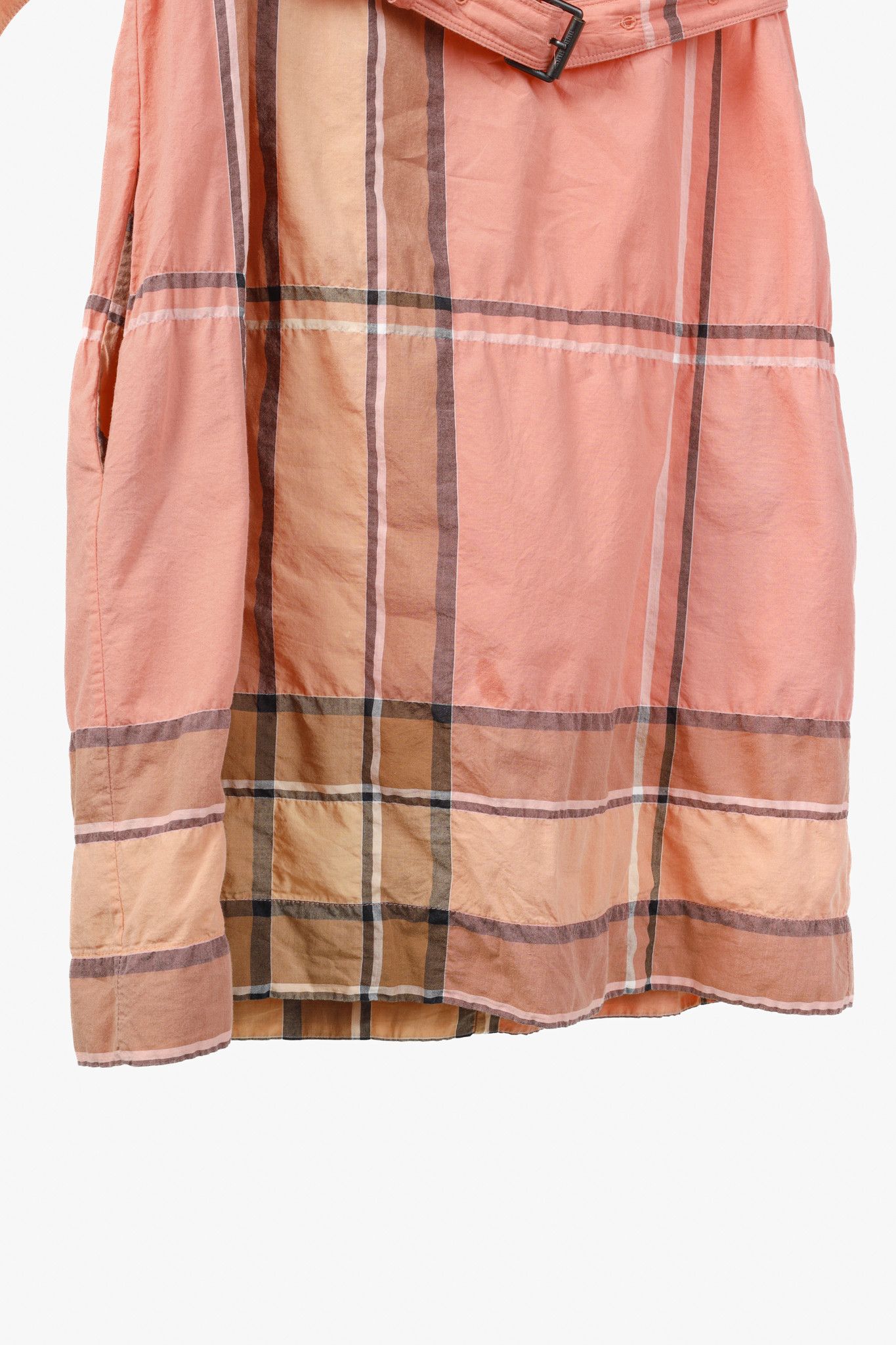 Burberry Burberry Brit Pink Check Belted Sheath Dress Size M / US 6-8 / IT 42-44 - 8 Thumbnail