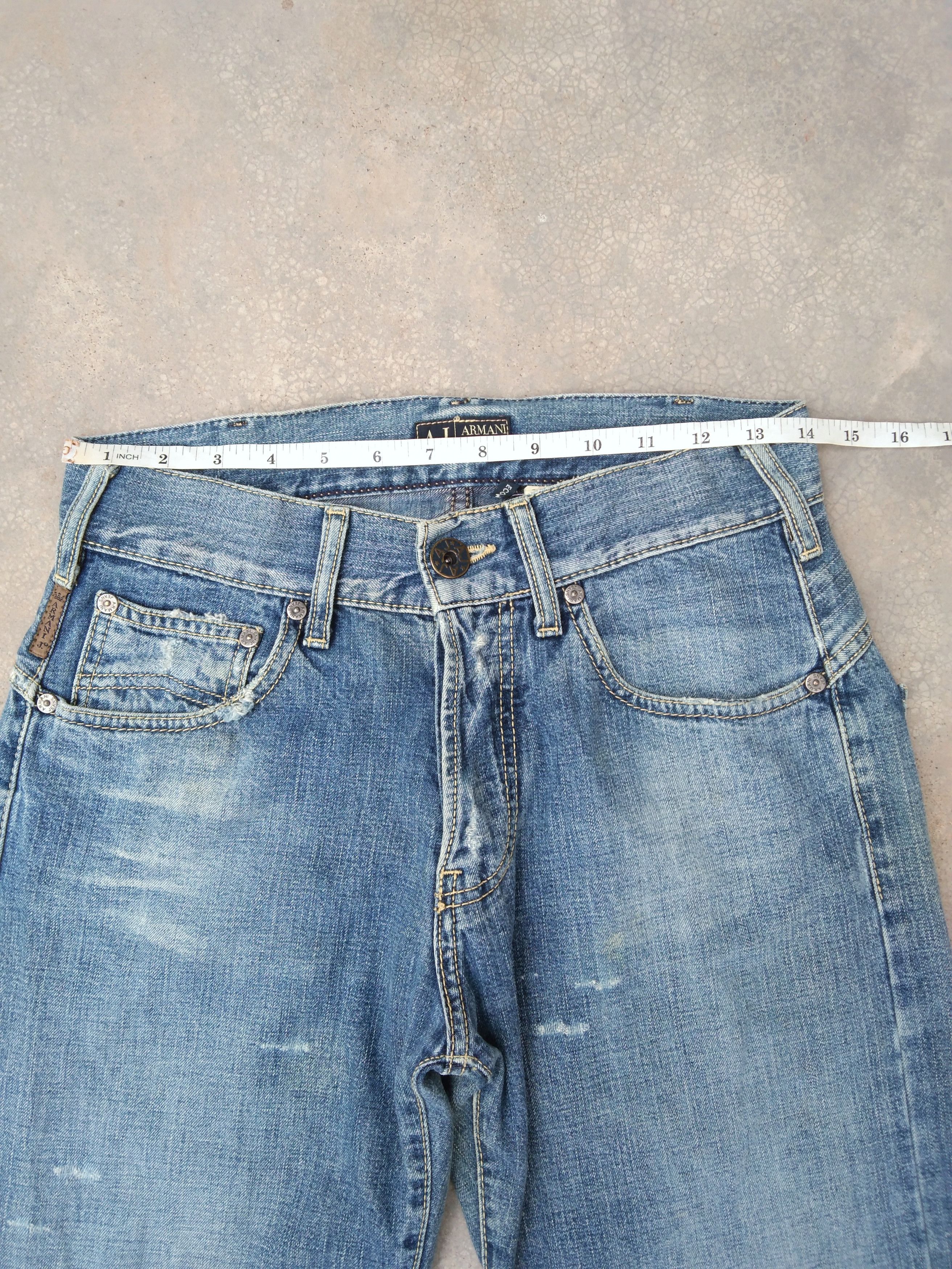Giorgio Armani Vintage Giorgio Armani Boot Cut Jeans 28x33 Size US 28 / EU 44 - 8 Thumbnail