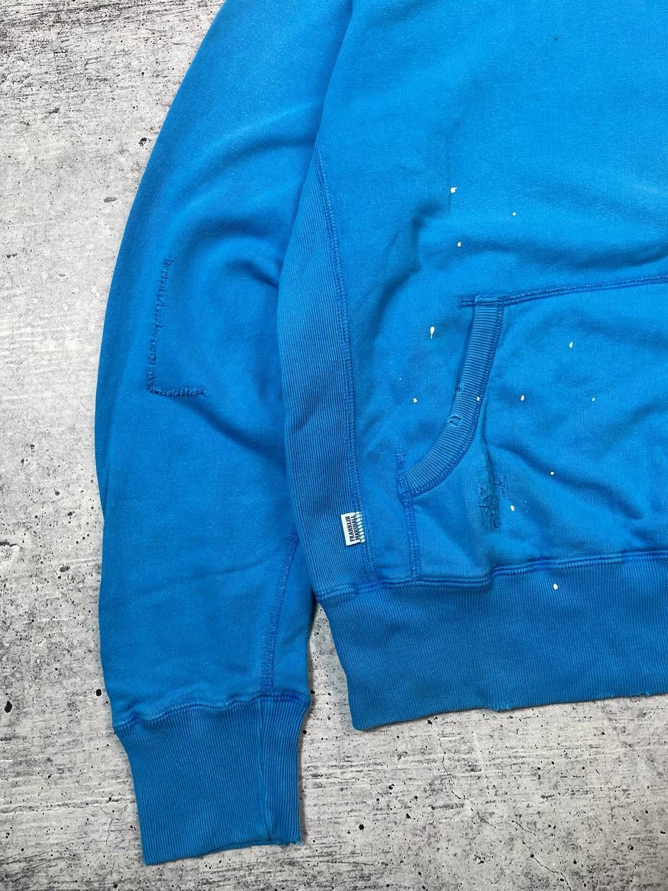 Franklin & Marshall Vintage Franklin Marshall Distressed Painted Hoodie Y2K Size US M / EU 48-50 / 2 - 4 Thumbnail