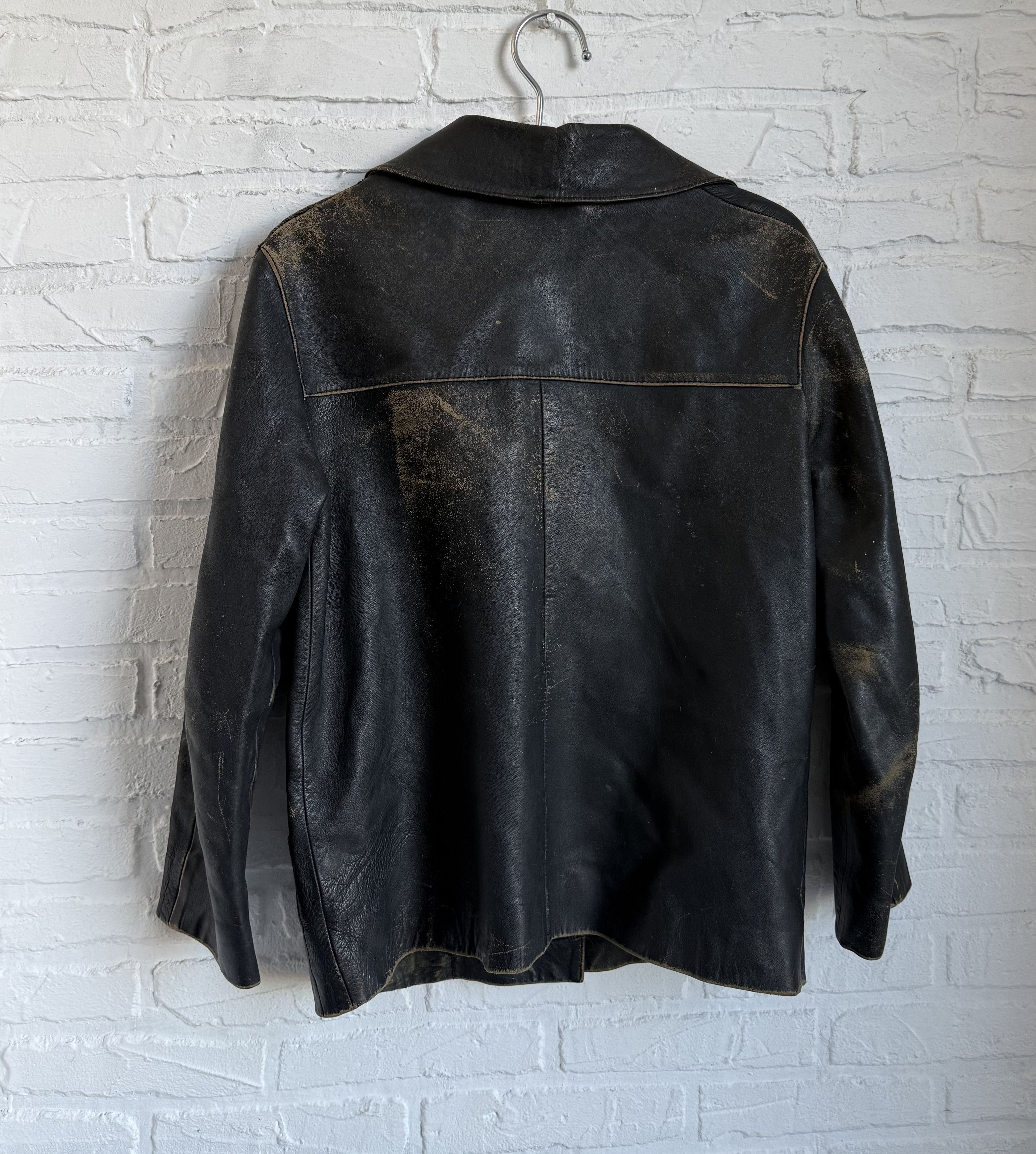 Other Vintage 60s 70s Cabretta Skins Distressed leather jacket Size US S / EU 44-46 / 1 - 15 Thumbnail