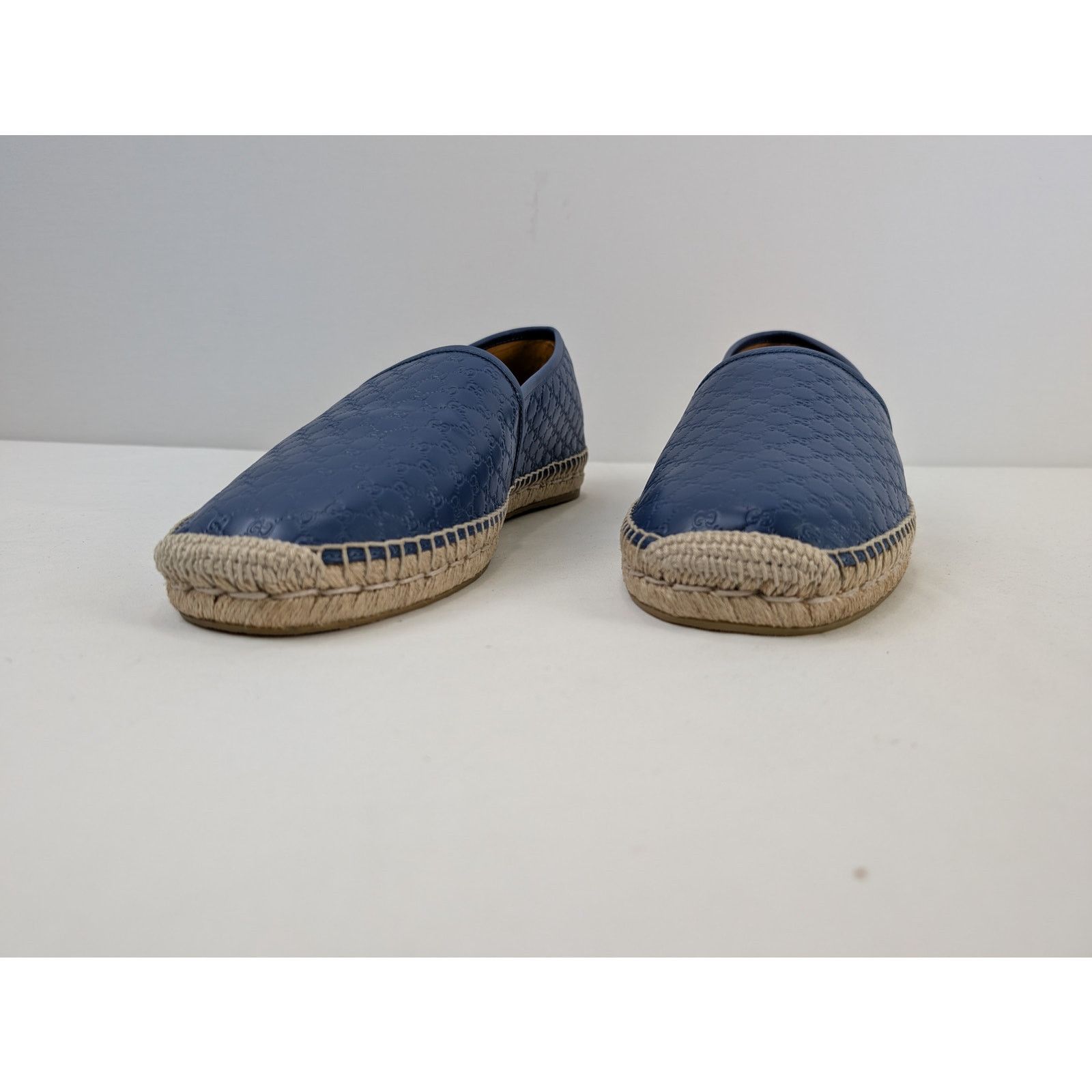 Gucci o1rshd1 Micro shoe Boots in Blue/Beige Size US 12.5 / EU 45-46 - 9 Thumbnail