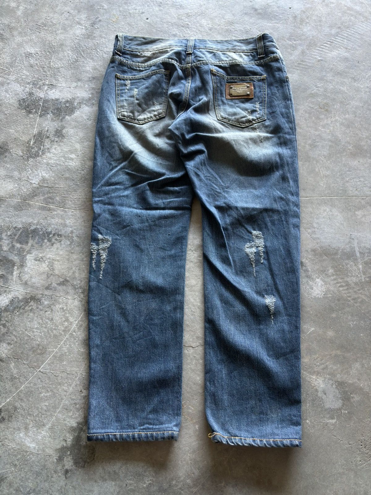 Dolce & Gabbana DOLCE & GABBANA distressed slim fit style Size US 35 - 10 Thumbnail