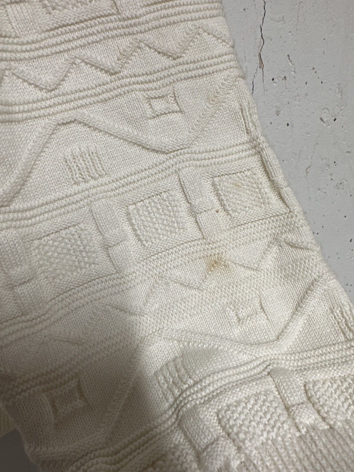 Supreme Supreme Jacquard Knit Sweater Natural Large Size US L / EU 52-54 / 3 - 4 Thumbnail