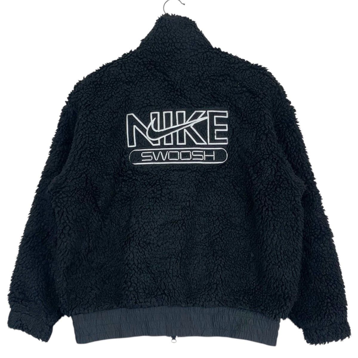 Nike Vintage Nike Swoosh Fleece Sweater Jacket Size US S / EU 44-46 / 1 - 10 Thumbnail