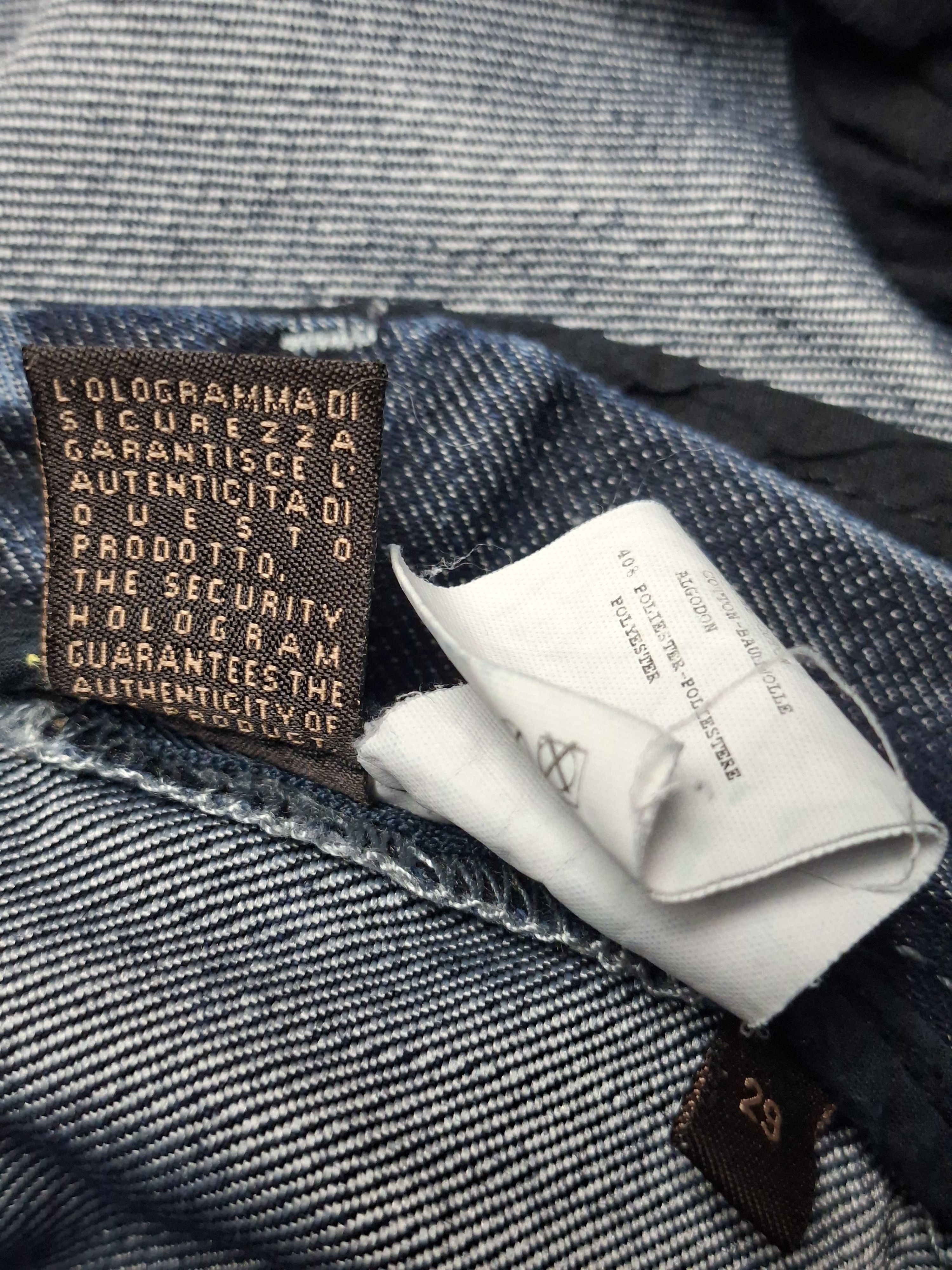 Roberto Cavalli Roberto Cavalli Archive Logo Jeans Y2K Mid Rise Staight Size 29" - 13 Thumbnail