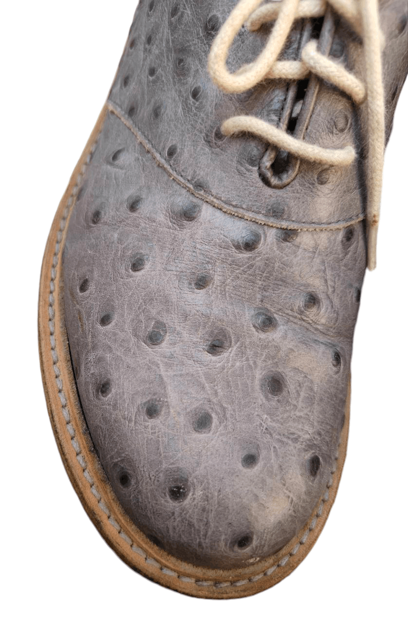 Band Of Outsiders Band of Outsiders Ostrich Leather Shoe Size US 7 / IT 37 - 5 Thumbnail