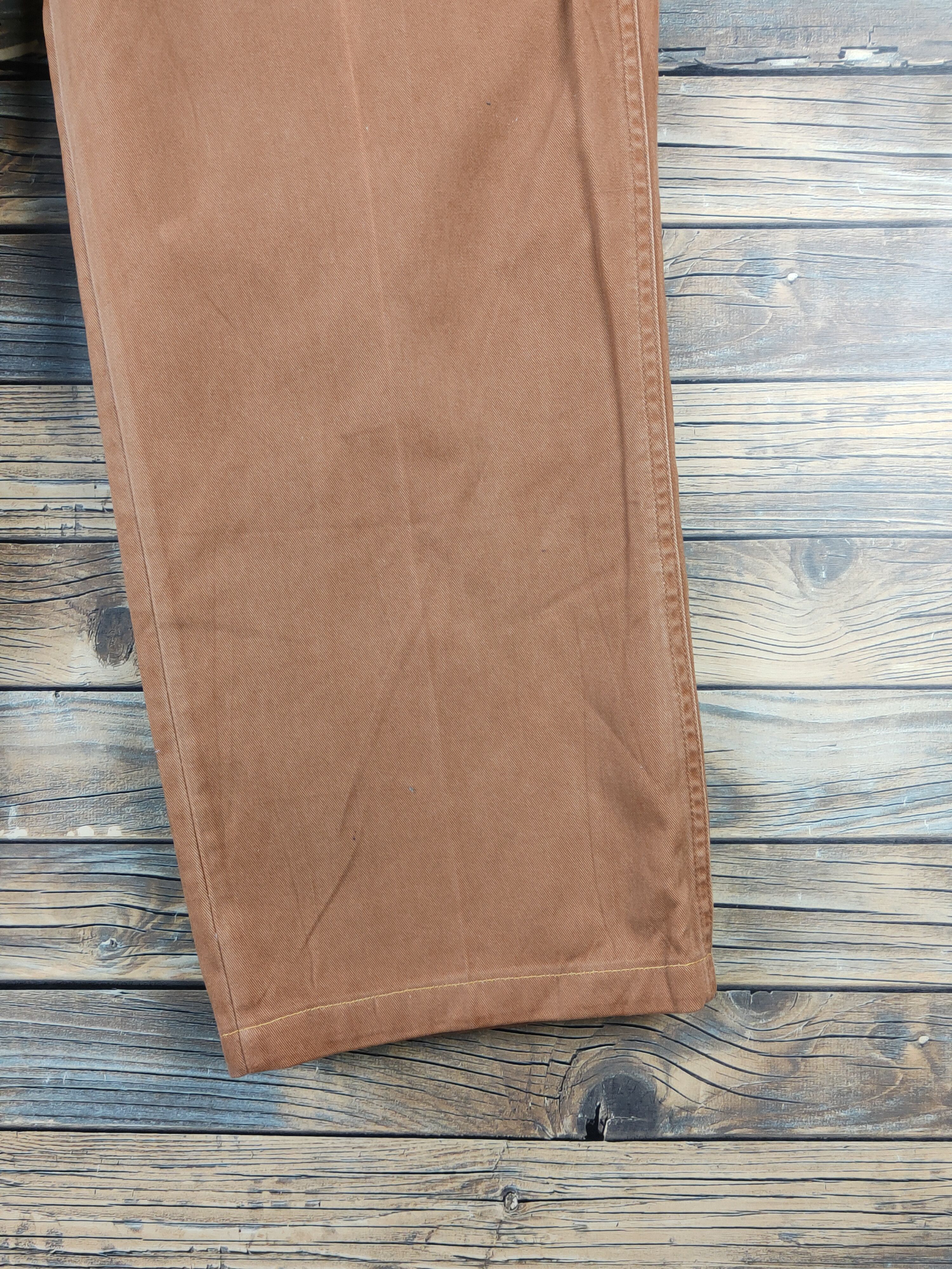 Japanese Brand Muteki Dark Orange Multipocket Tactical Cargo Pants #W1803 Size US 32 / EU 48 - 6 Thumbnail