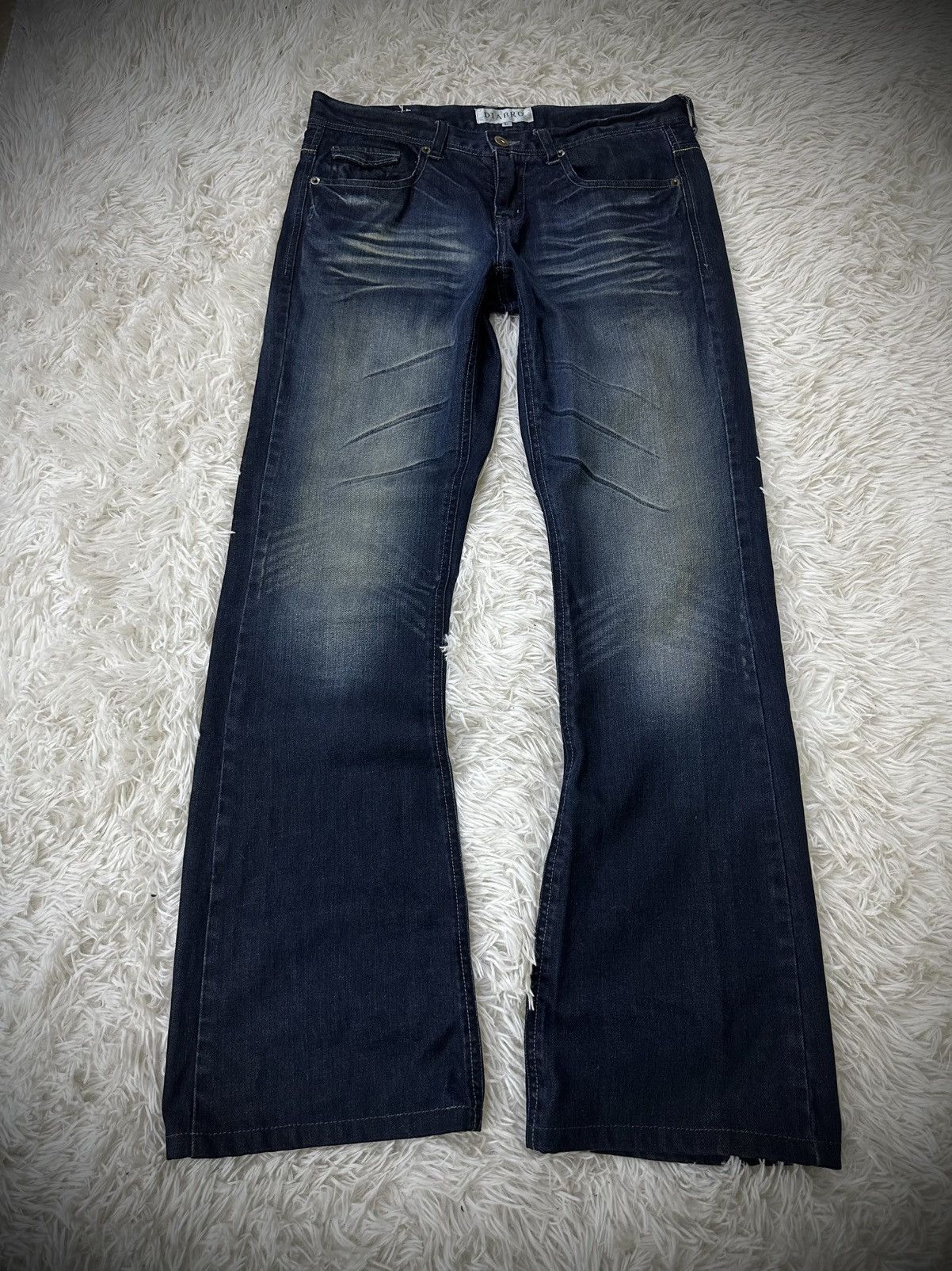If Six Was Nine 💥rare💥 i6w9 DIABRO whiskers flare punk denim jeans Size US 32 / EU 48 - 1 Thumbnail