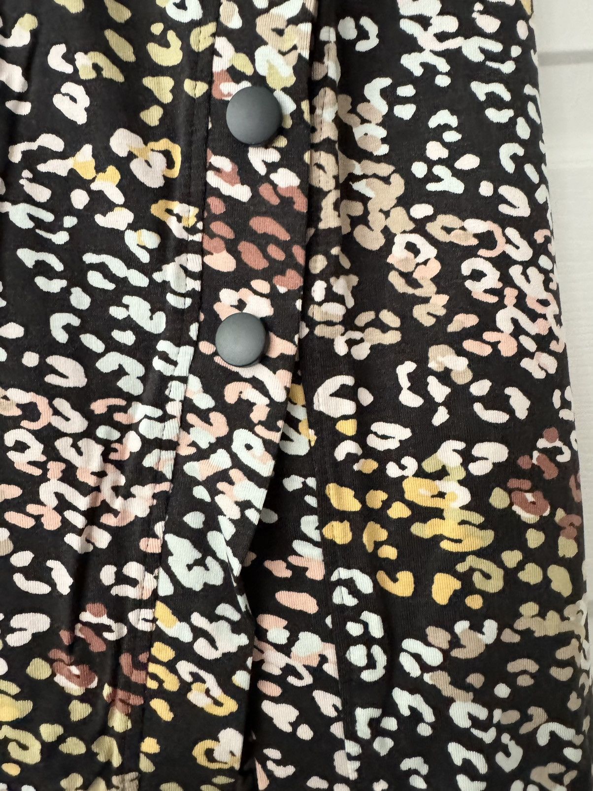 Anthropologie Gray State Chiara Animal Print Midi Dress, Size XS Size XS / US 0-2 / IT 36-38 - 8 Thumbnail