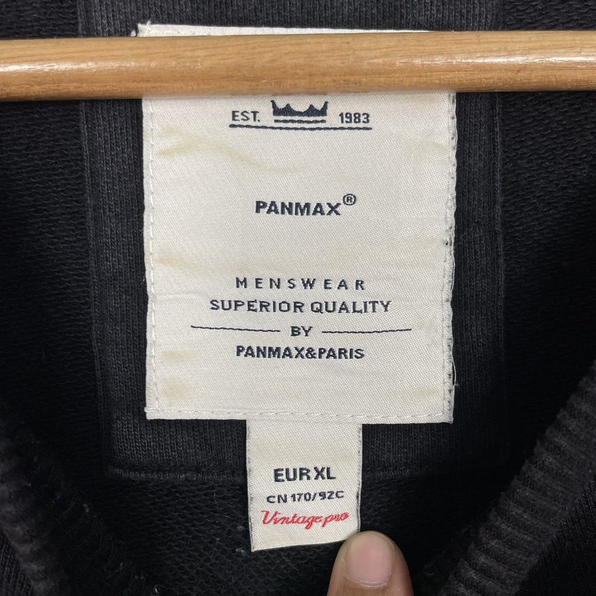 Other Panmax Crewneck Black Sweatshirt Size US XL / EU 56 / 4 - 11 Thumbnail