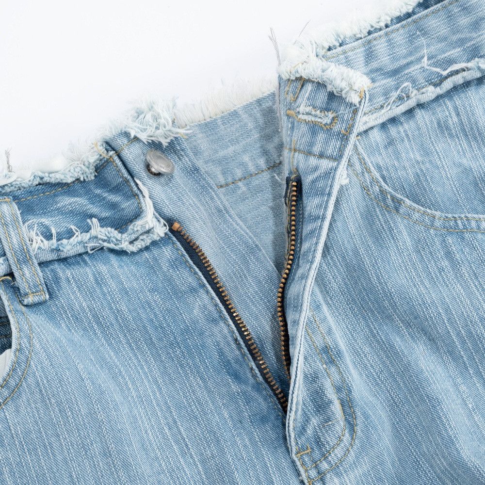 Jean Men's vintage frayed wash distressed loose-fitting jeans Size US 32 / EU 48 - 4 Thumbnail
