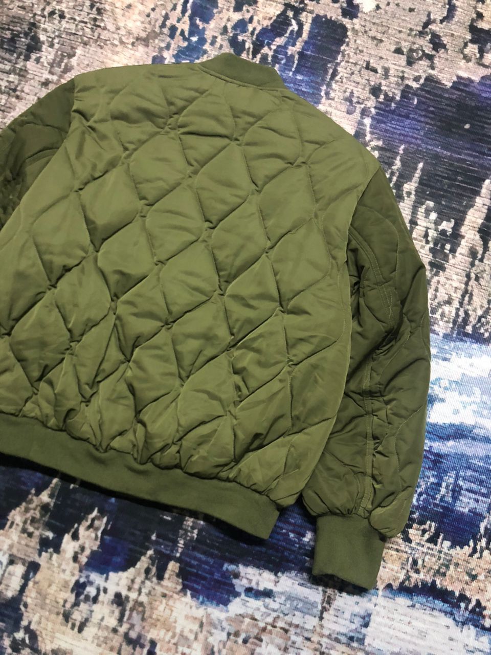 GU Gu x Rokh Quilted Bomber Jacket Zipper Sleeve Size S / US 4 / IT 40 - 9 Thumbnail
