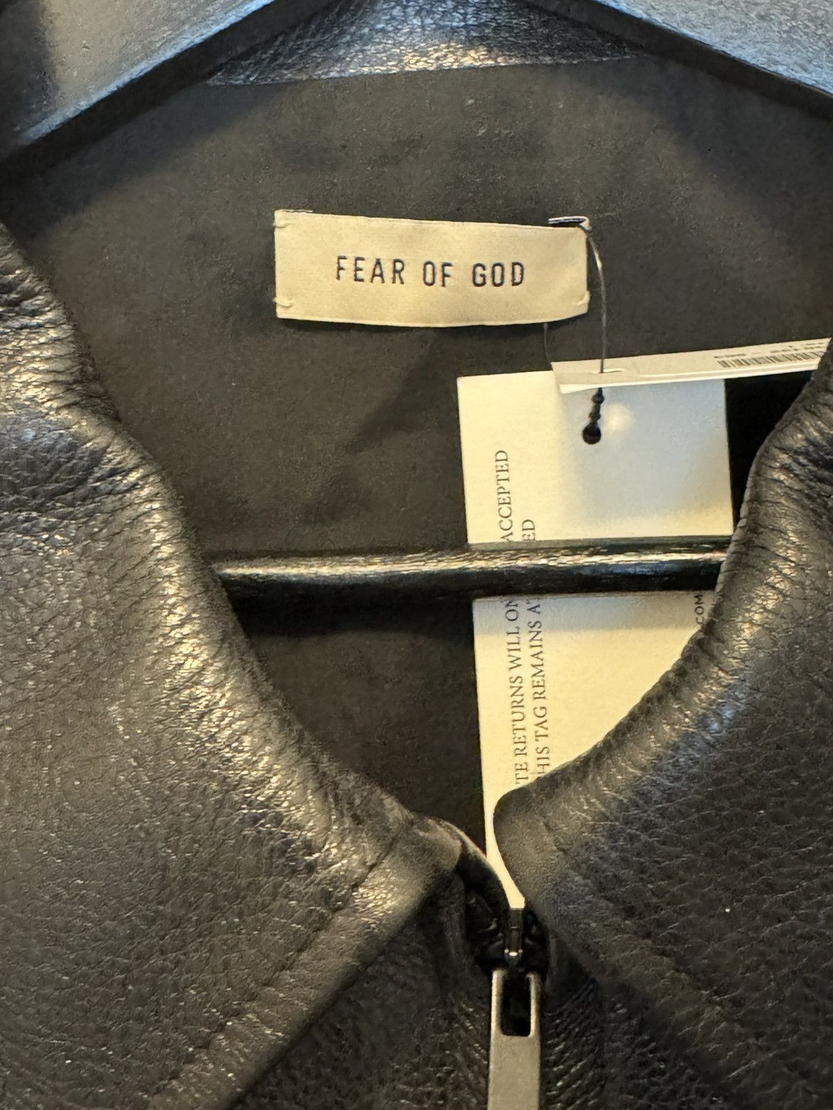 Fear of God Fear of God Full Grain Leather Jacket Size US L / EU 52-54 / 3 - 4 Thumbnail