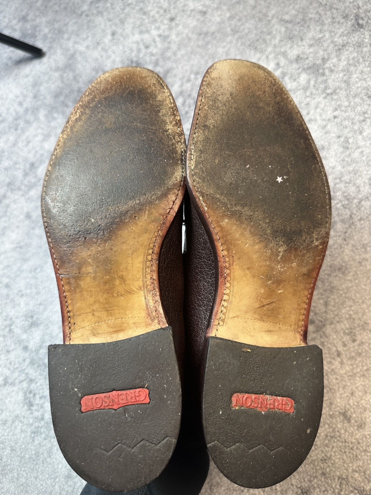 Grenson × Leather Vintage Grenson Casual Leather Shoes Streetwear Luxury 9,5 Size US 9.5 / EU 42-43 - 4 Thumbnail