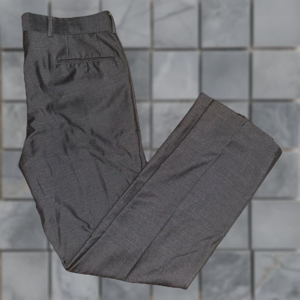 John Varvatos John Varvatos USA Men’s Dress Pants Gray Flat Front Size 34x30 Mens Pants Flat Front Gray 34 30 USA Dress Pants Size US 34 / EU 50 - 1 Thumbnail