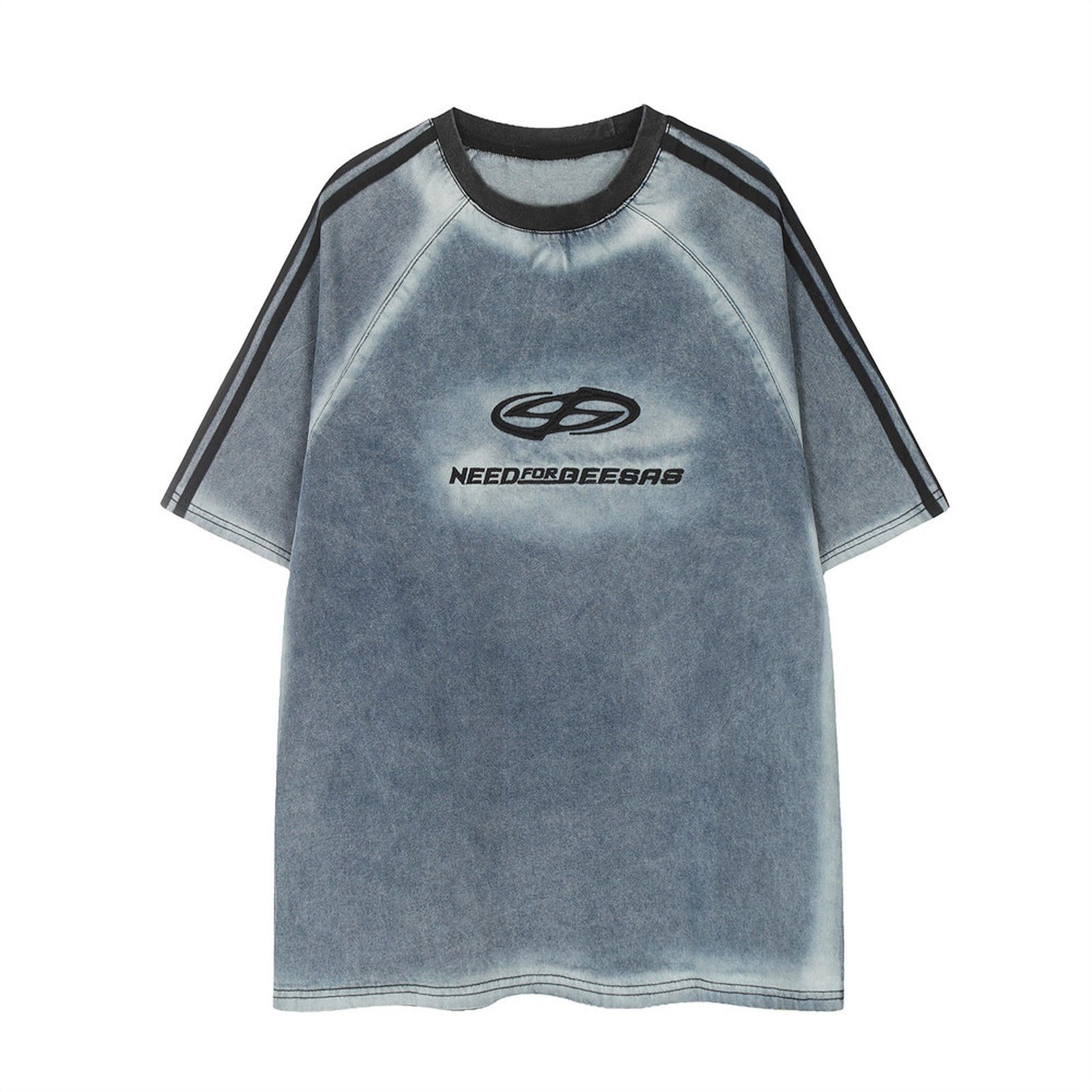 Vintage Need for Geesas Oversized Tee - Vintage Blue Size US M / EU 48-50 / 2 - 1 Thumbnail