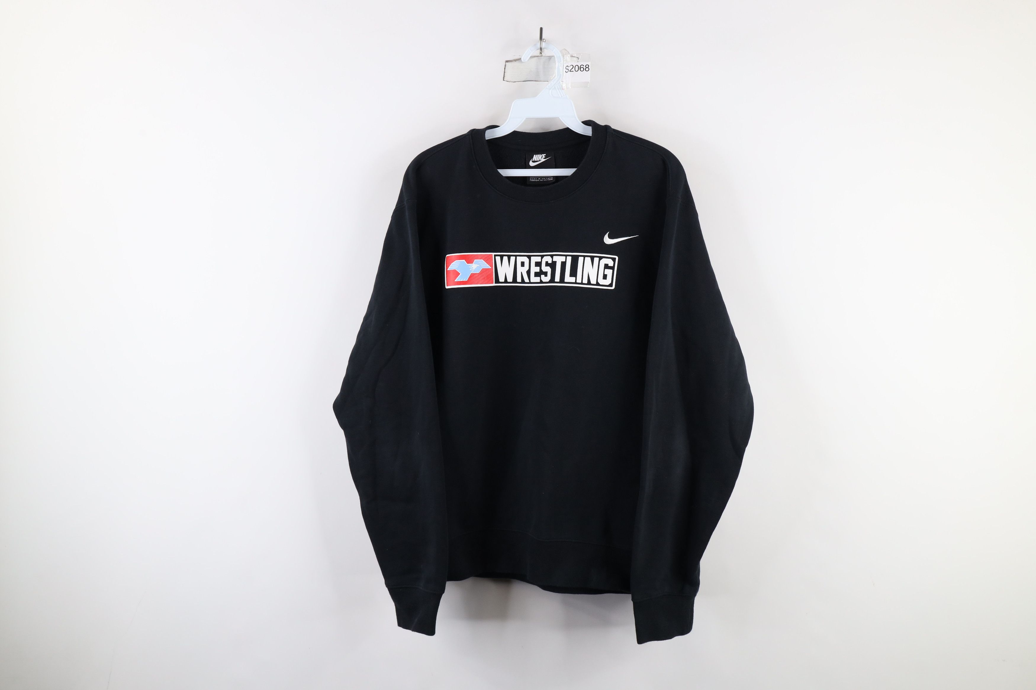 Nike × Vintage Nike Spell Out Box Logo Wrestling Crewneck Sweatshirt Size US M / EU 48-50 / 2 - 1 Thumbnail