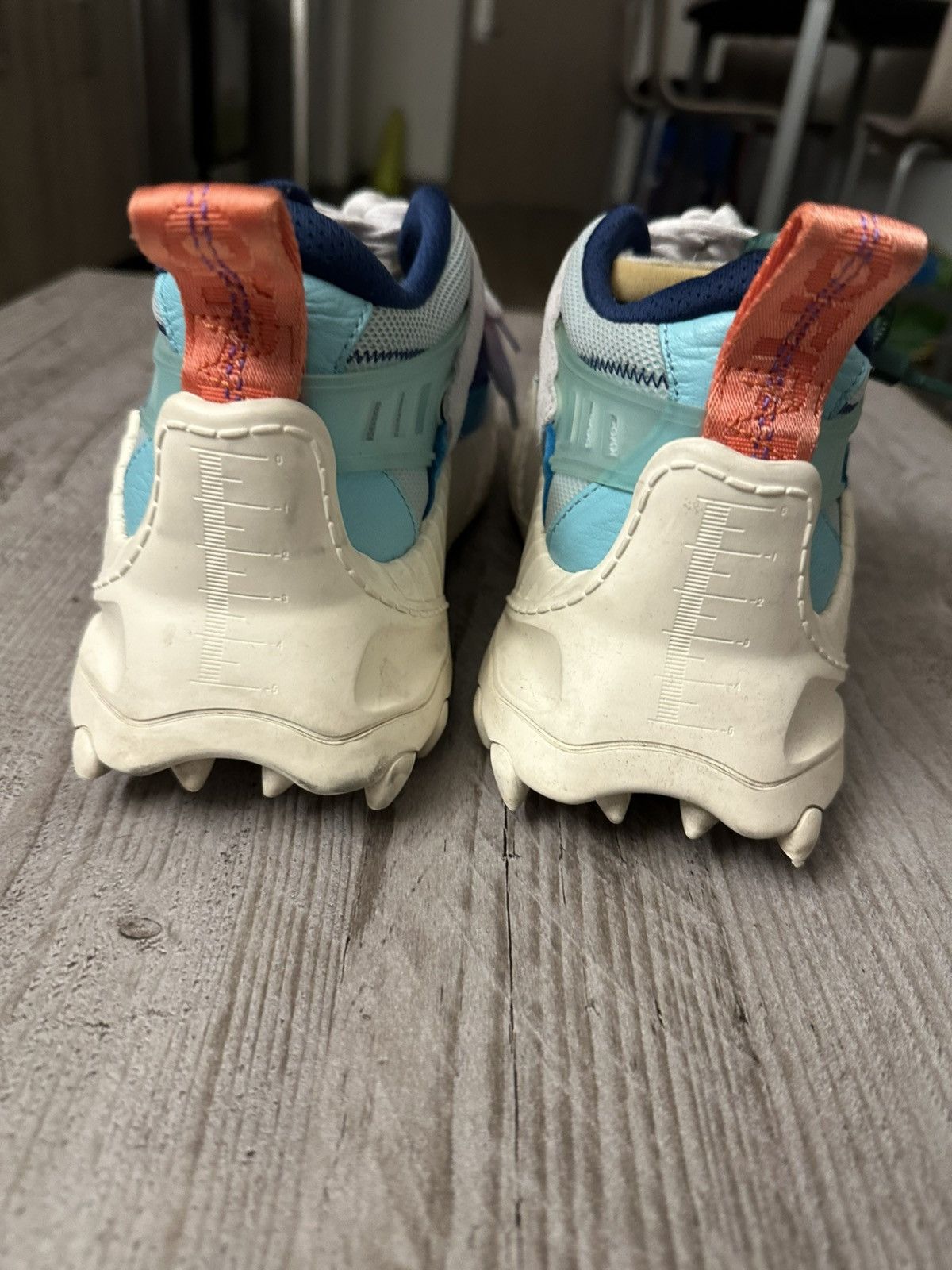Off-White Off-White Odsy 1000 Mixed Media Low-Top Sneaker Size US 8 / EU 41 - 4 Thumbnail