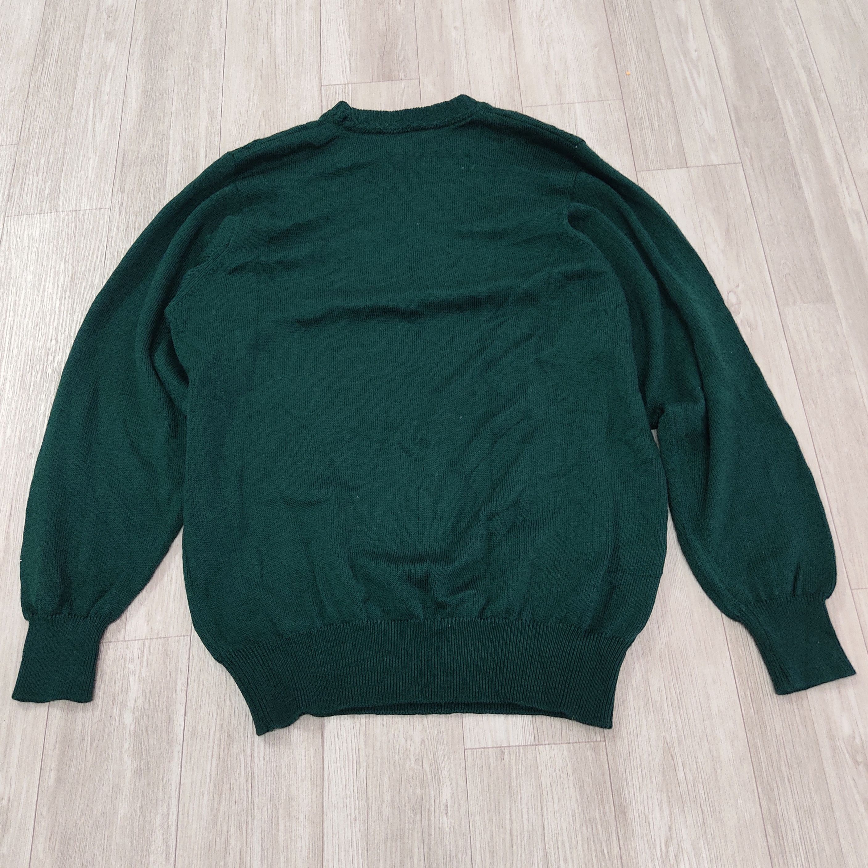 Aran Isles Knitwear × Burberry Vintage BURBERRYS LONDON Knit Merino Wool Sweater Size US M / EU 48-50 / 2 - 10 Thumbnail