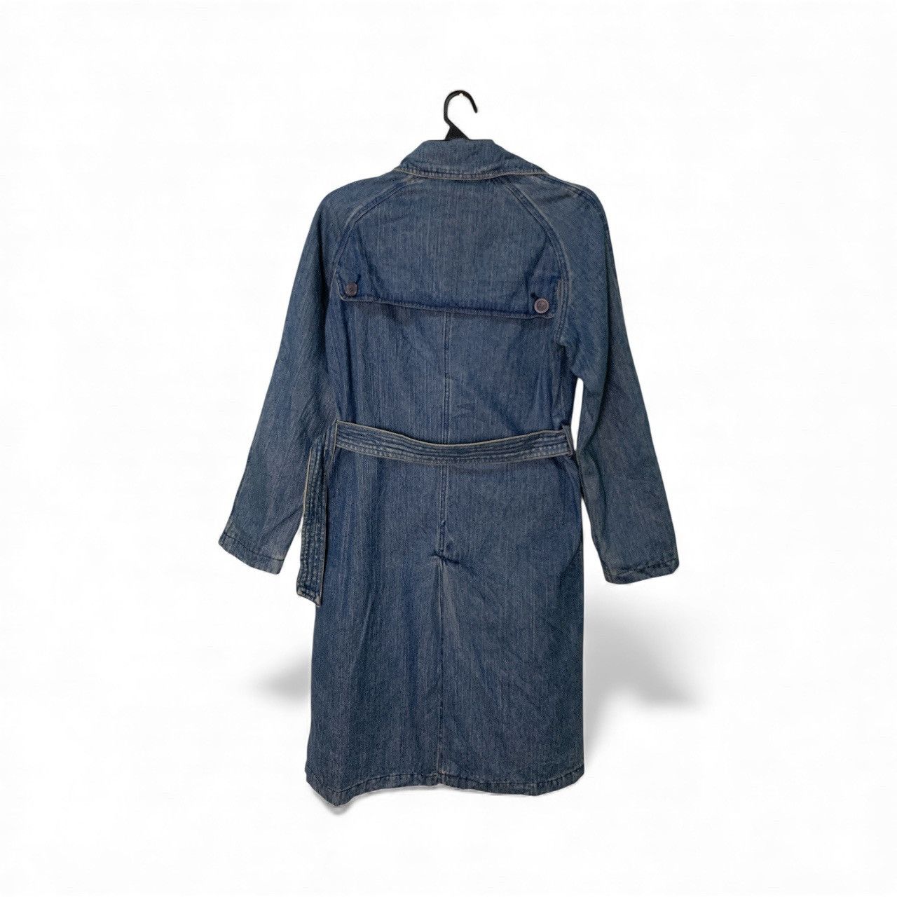 Japanese Brand Rare Design Vintage Cest Le Pied Denim Trench Coat Size M / US 6-8 / IT 42-44 - 2 Thumbnail