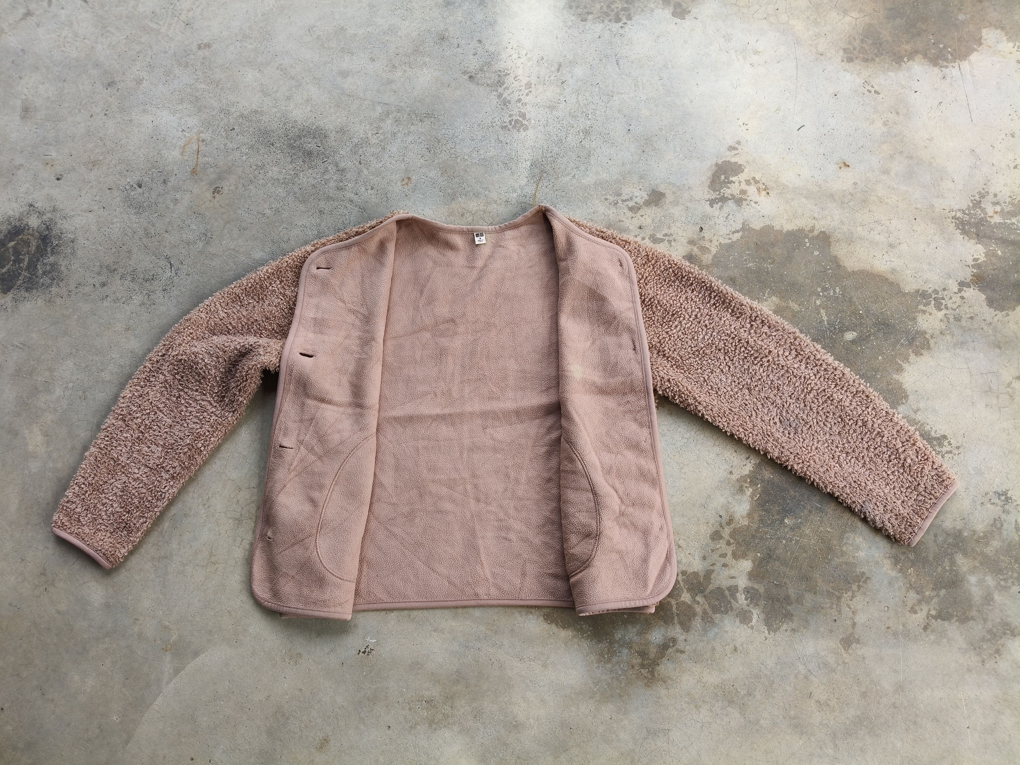 Japanese Brand × Uniqlo Uniqlo fur fleece Cardigan Button Up Size M / US 6-8 / IT 42-44 - 7 Thumbnail