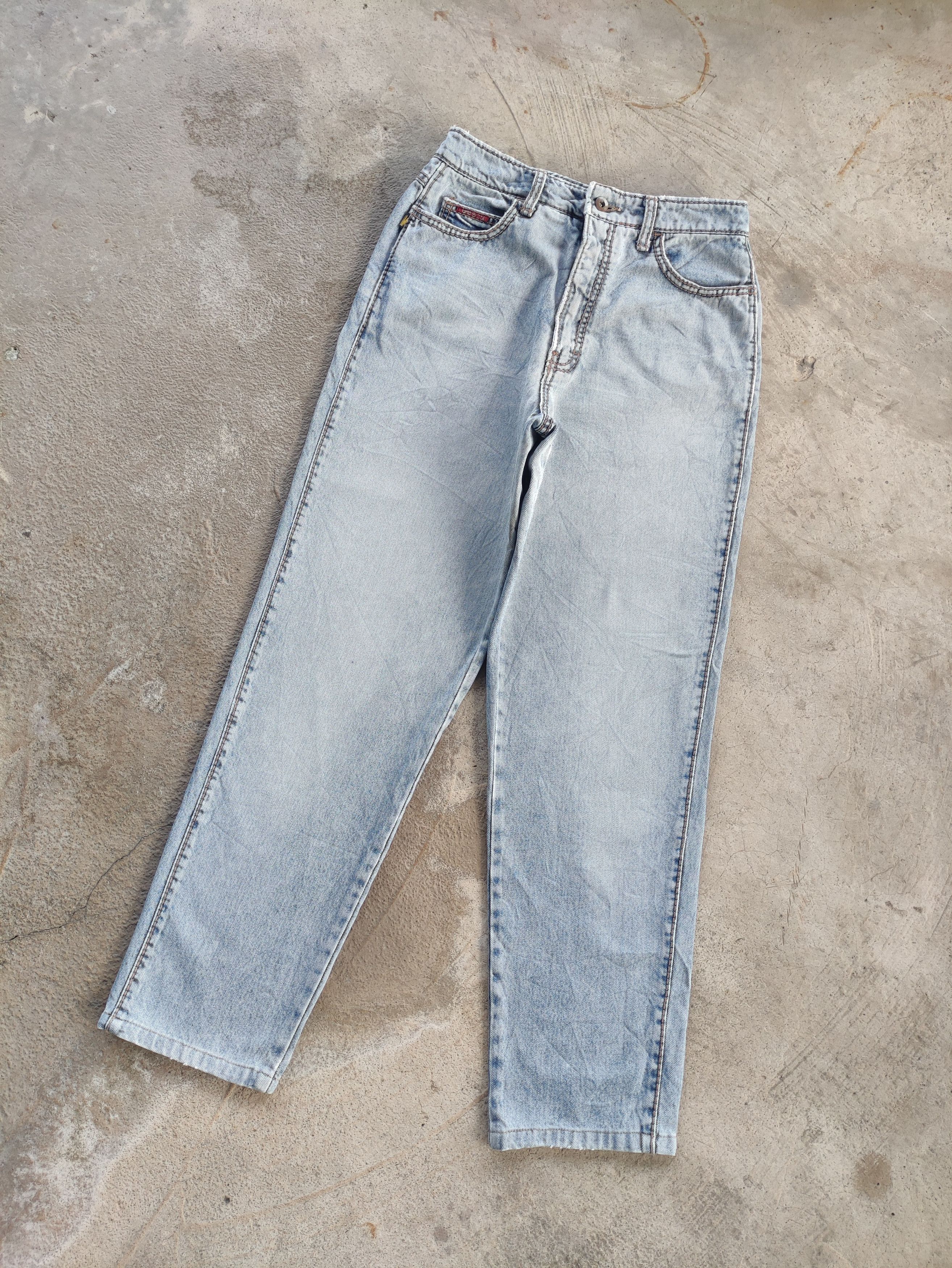 Japanese Brand Vintage Japanese Jean Distressed Faded Pants Size US 28 / EU 44 - 2 Thumbnail