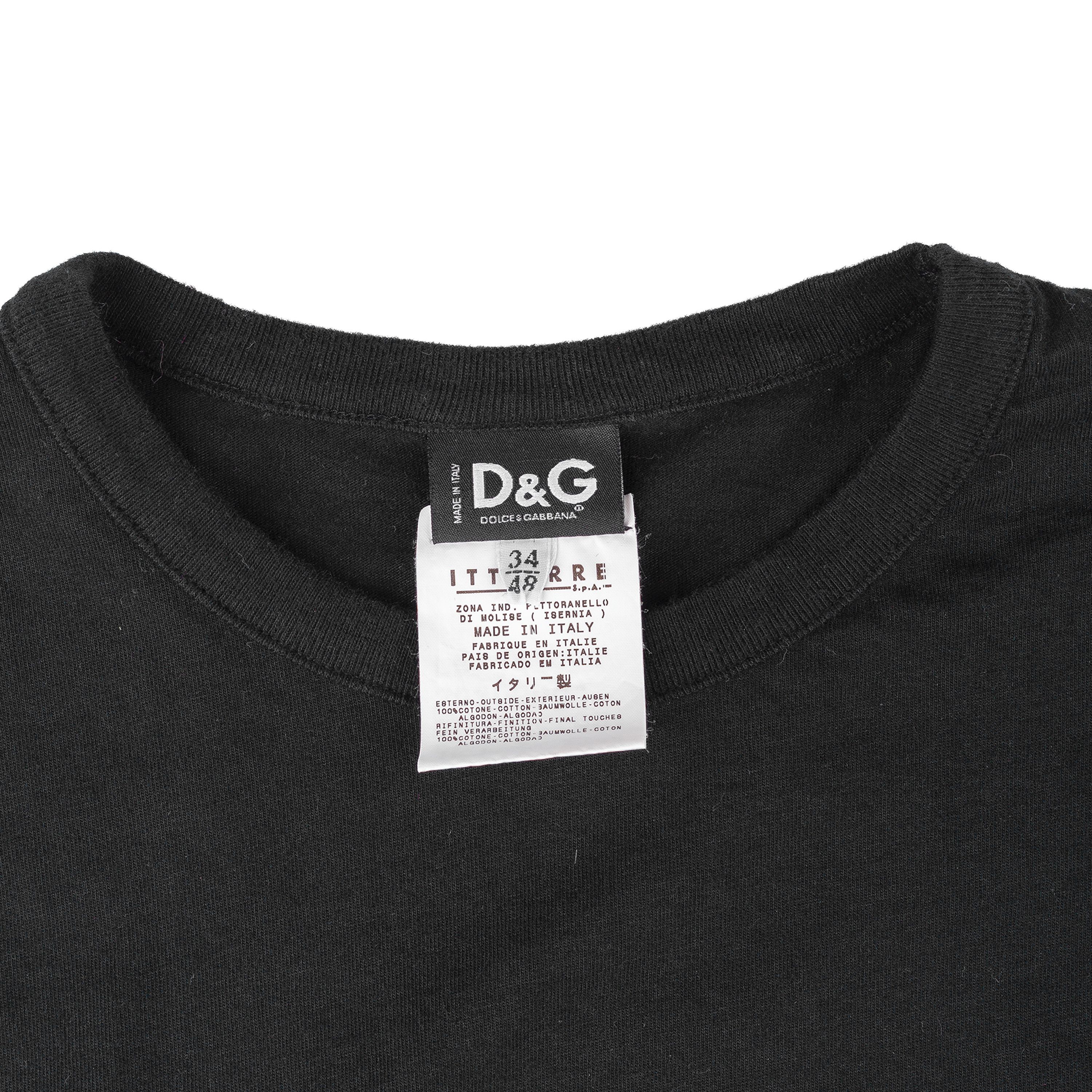 Dolce & Gabbana Dolce & Gabbana Vintage Night Safari Print Black T-Shirt Size US M / EU 48-50 / 2 - 5 Thumbnail