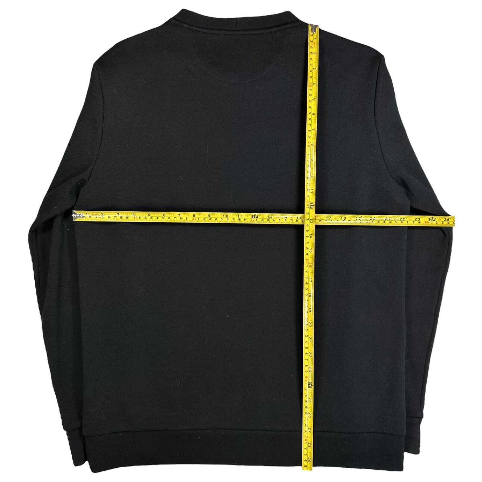 Fendi Fendi Size XL Black Sweatshirt Roma Wave Logo 3D Graphic Size US XL / EU 56 / 4 - 2 Thumbnail