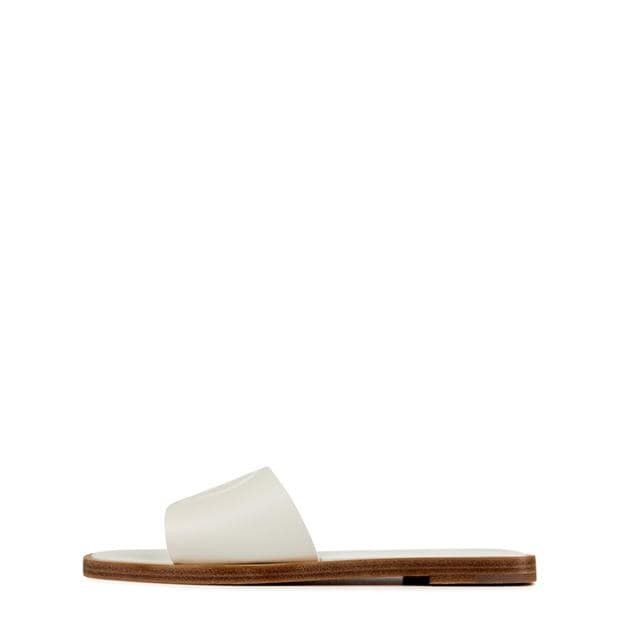 Christian Louboutin Cl Mule Embossed Leather Sandals Size US 9 / IT 39 - 3 Thumbnail