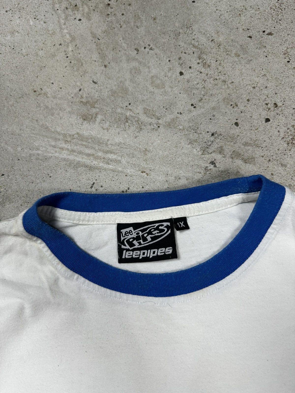 Lee × Vintage Vintage Y2K Lee Pipes Underground White Tee Size US XL / EU 56 / 4 - 6 Thumbnail