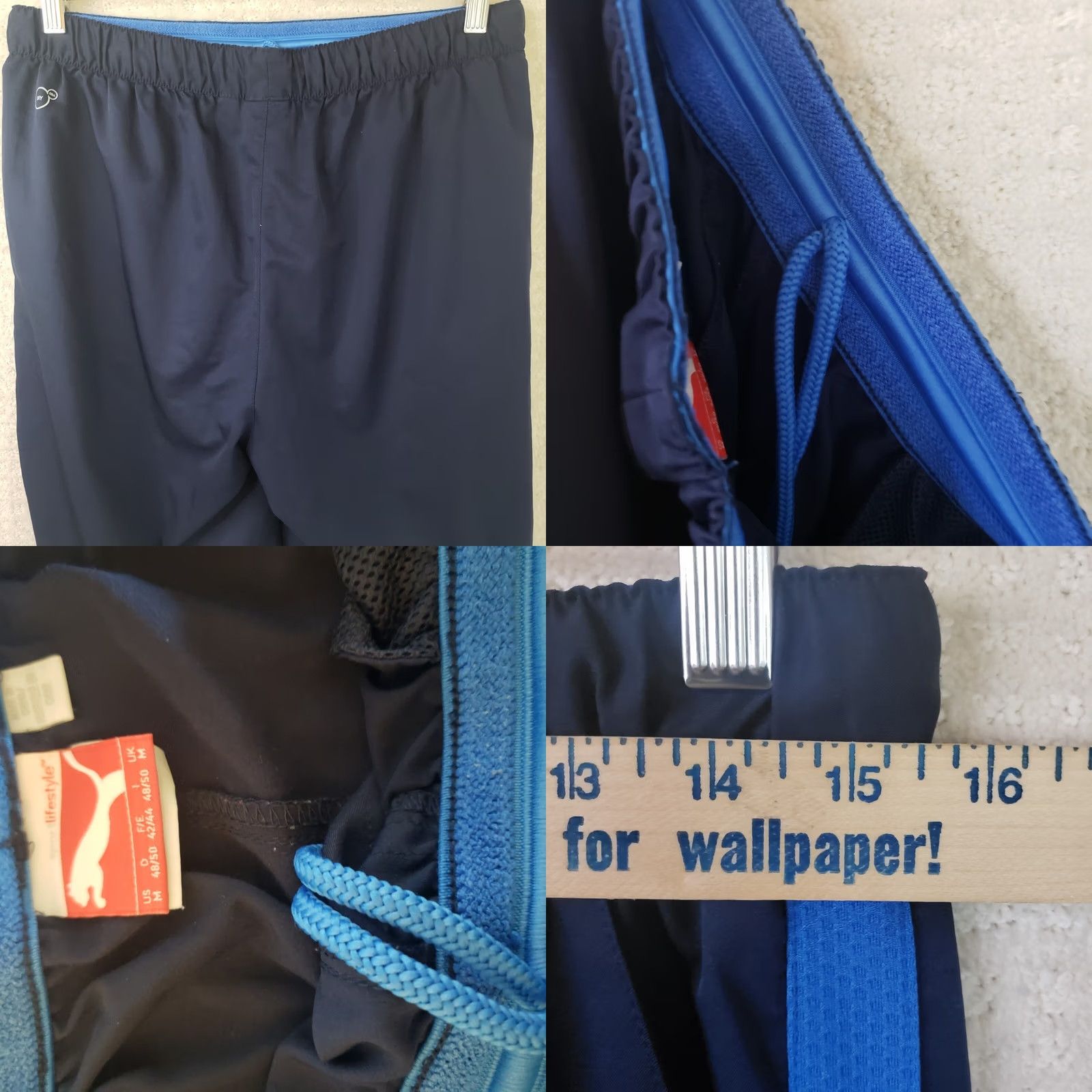 Puma PUMA Give N' Go Shorts Men M Blue Casual Athletic 10" Inseam Moisture Wicking Dry Cell Pockets Short Size US 31 - 8 Thumbnail