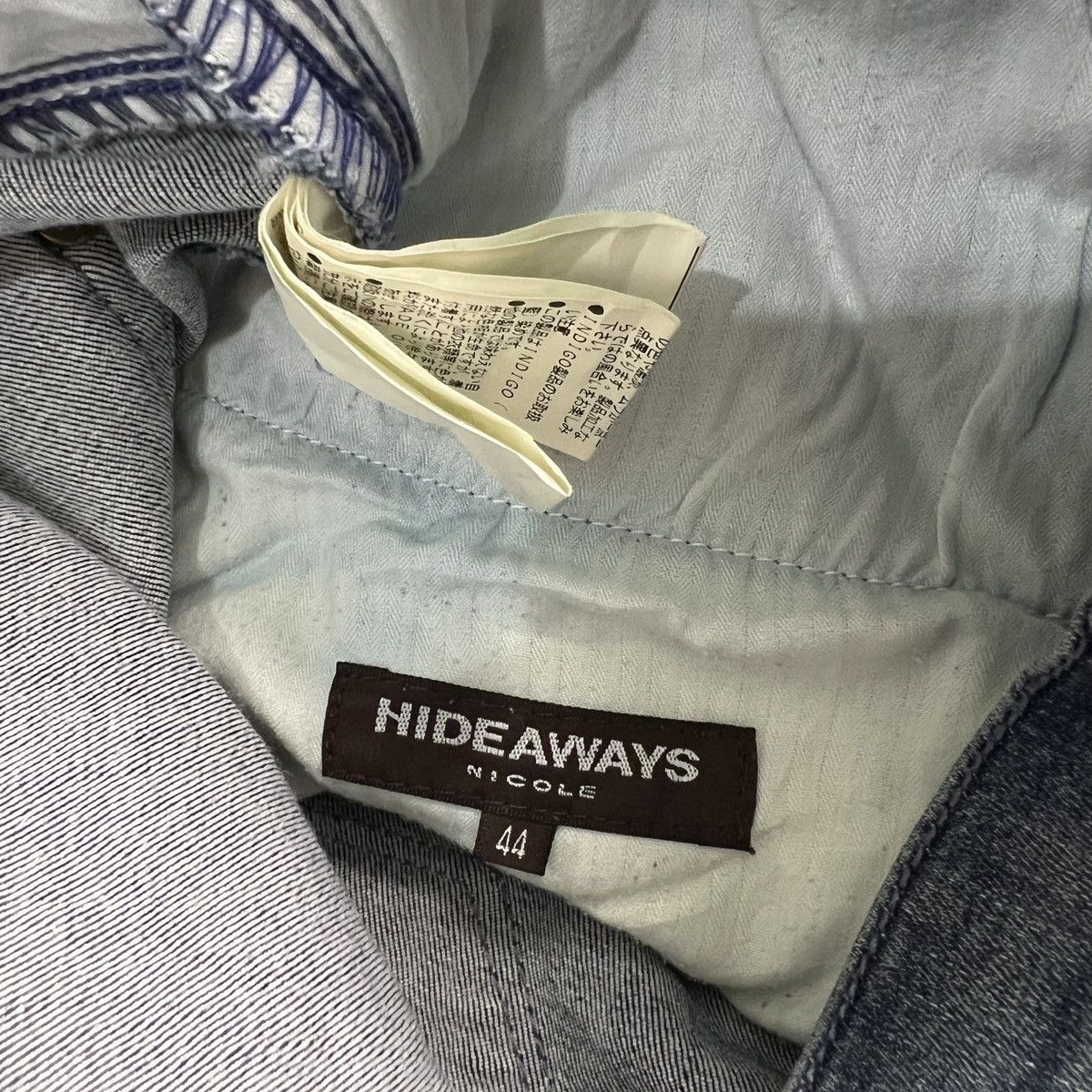 HIDEAWAYS HideAways Nicole Denim MultiPocket Cargo Pants Size US 31 - 8 Thumbnail