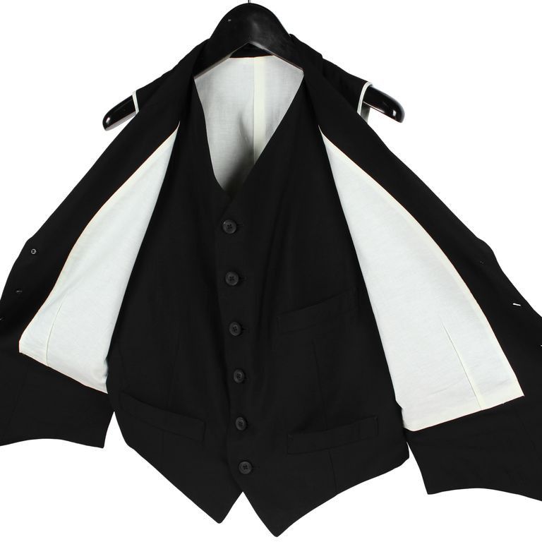 Yohji Yamamoto Yohji Yamamoto Pour Homme - FRONT DOUBLE VEST Size US L / EU 52-54 / 3 - 5 Thumbnail