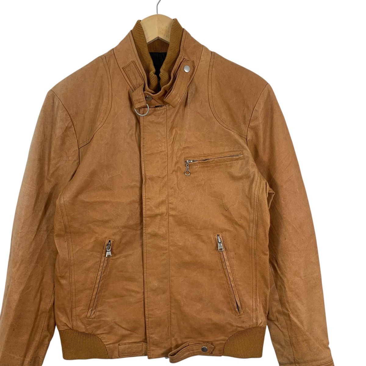 Vintage Vintage YAMAKEN APPAREL Real Leather Motorcycle Jacket Heavy Size US M / EU 48-50 / 2 - 6 Thumbnail