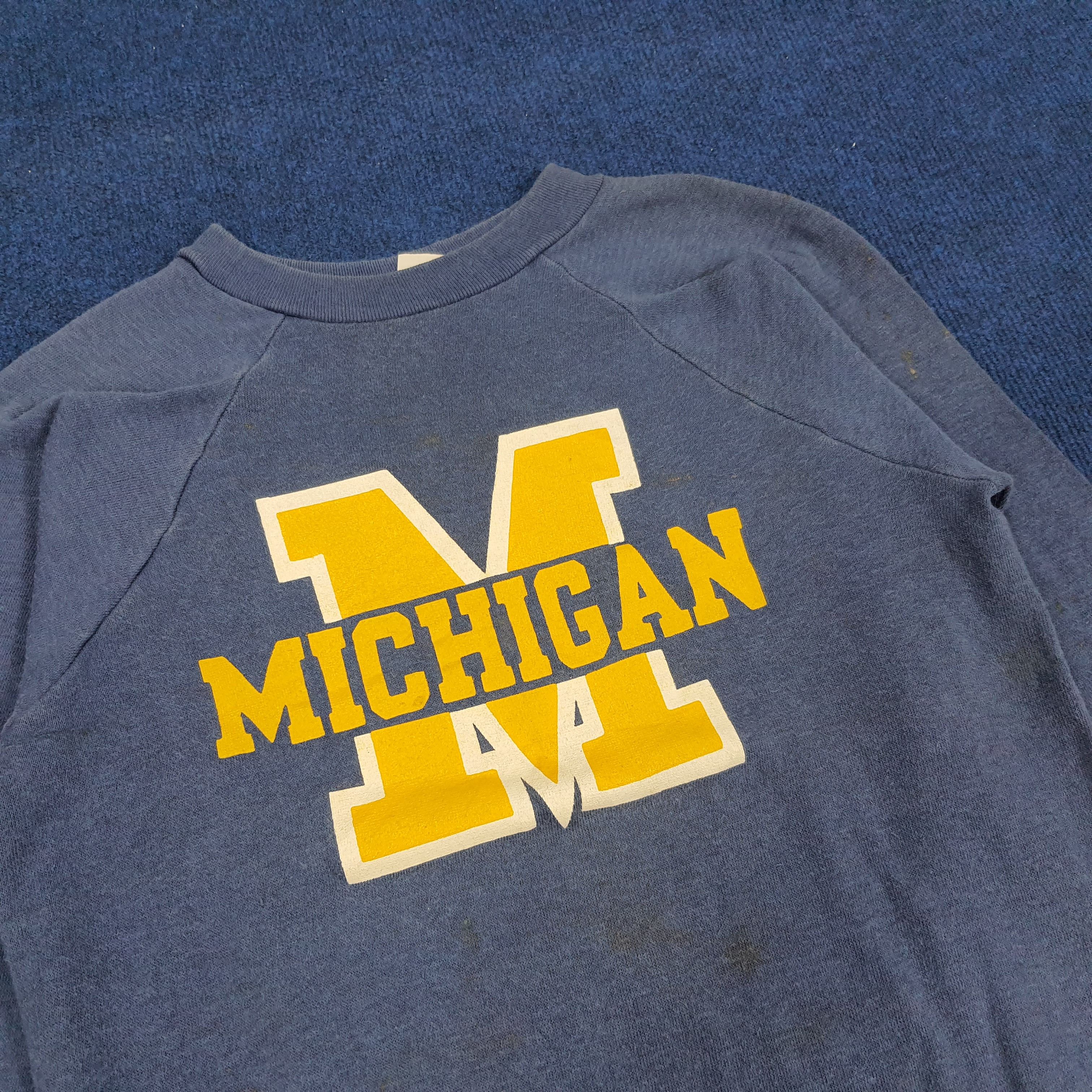 NFL × Vintage Vintage Michigan Wolverines Football Team NFL Sweatshirt Size US XS / EU 42 / 0 - 2 Thumbnail