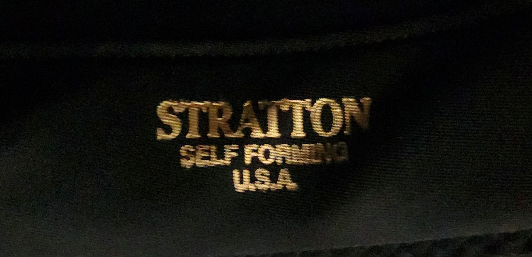 Vintage Stratton F40 Self forming Campaign Hat w leather strap 7 1/4 Size ONE SIZE - 6 Thumbnail