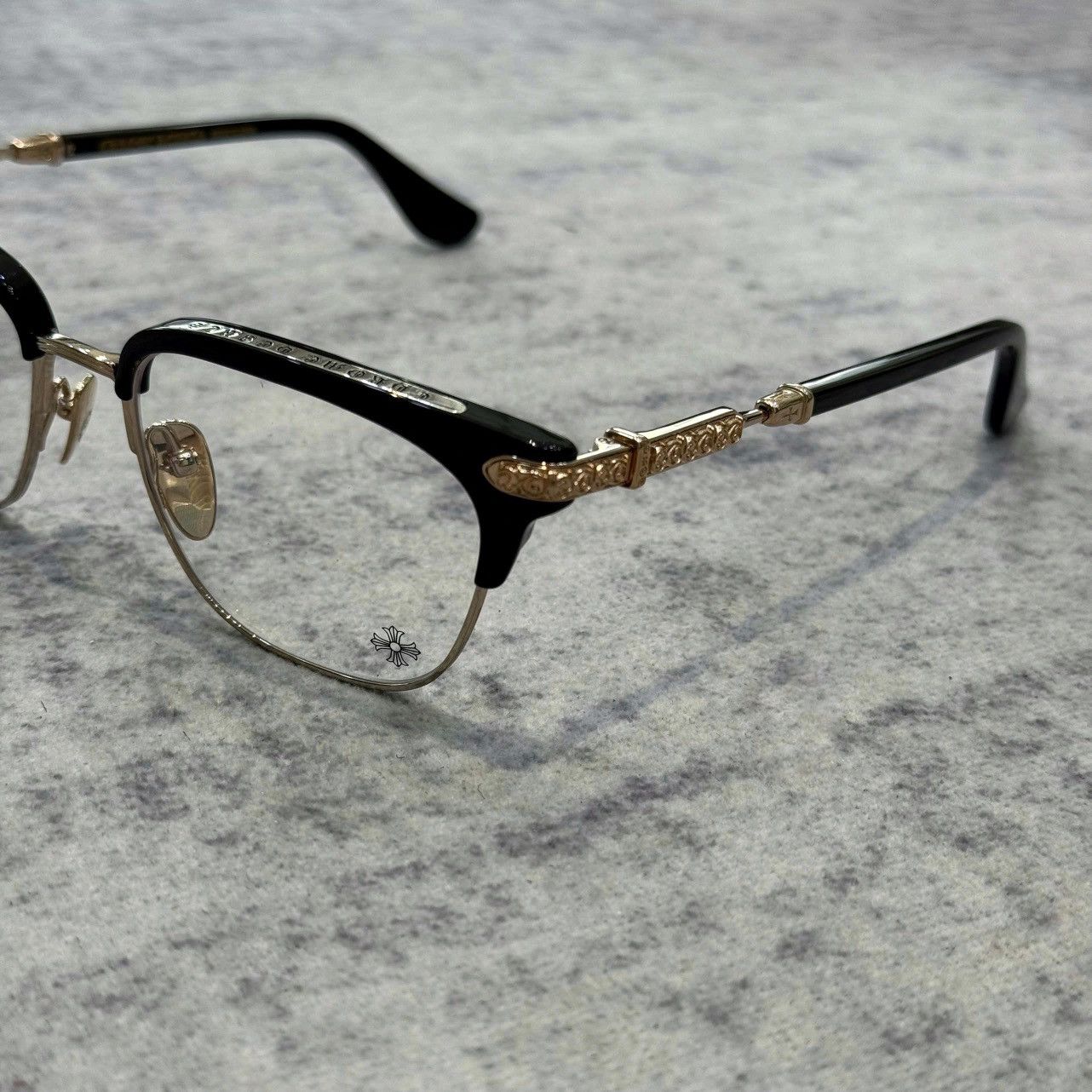 Chrome Hearts CHROME HEARTS VERTICAL SMILE II CLASSIC BROWN/GOLD PLATED Size ONE SIZE - 2 Thumbnail