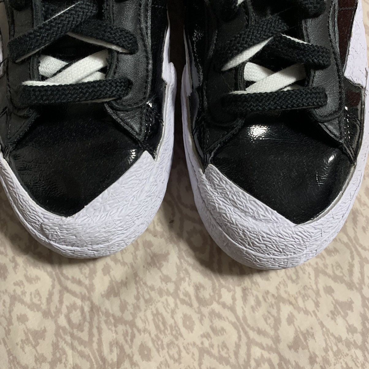 Nike × Sacai Nike X Sacai Blazer Low “Patient Leather Black” 2022 Size US 11 / EU 44 - 6 Thumbnail