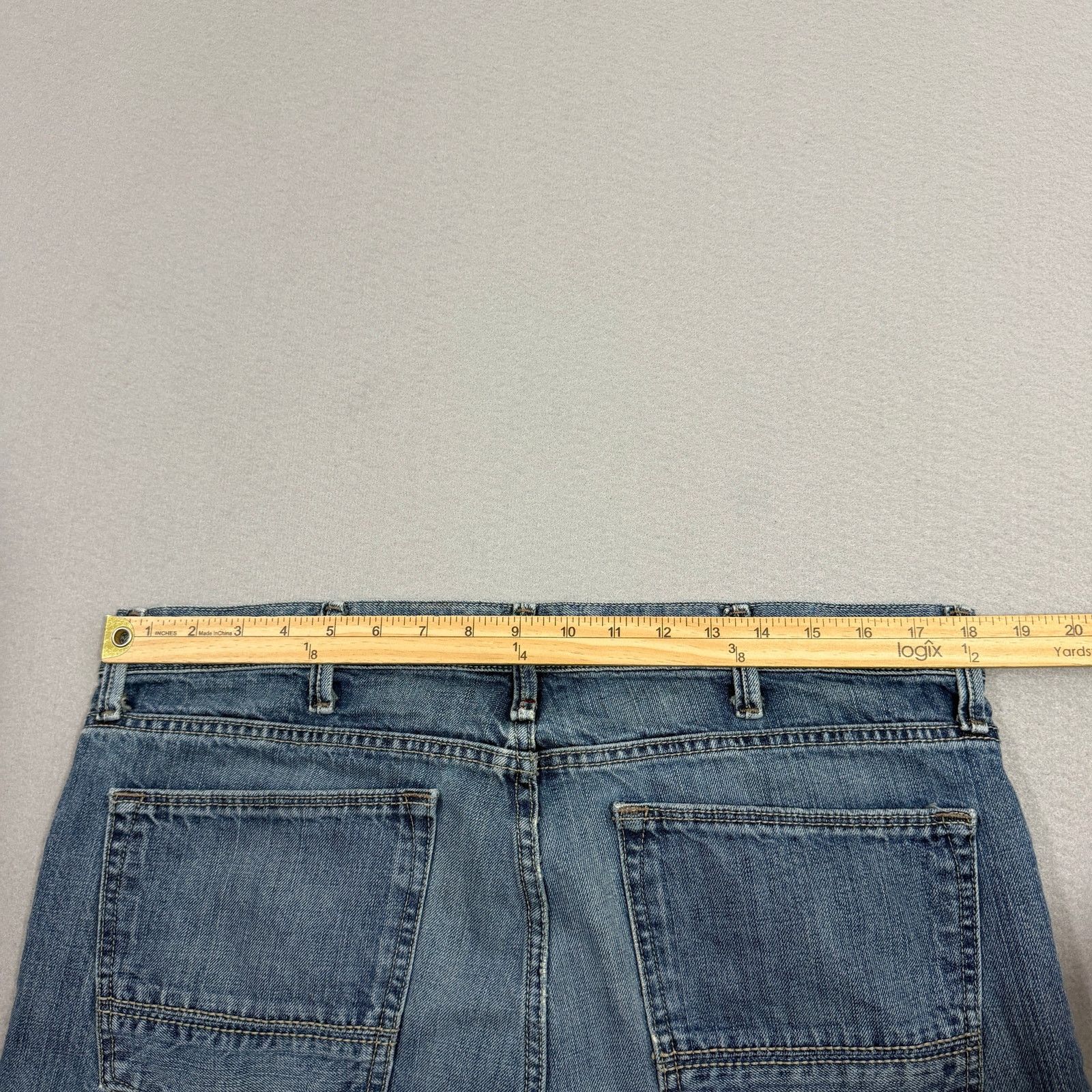Vintage Vintage Arizona Bootcut Jeans Men's 36x32 Blue Distressed Size US 36 / EU 52 - 8 Thumbnail