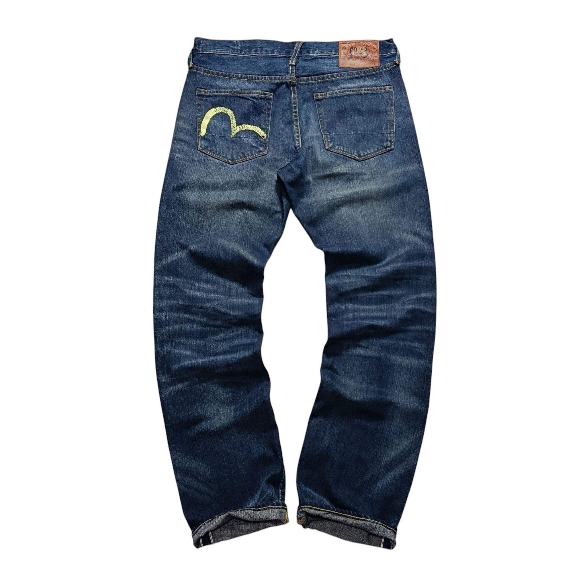 Evisu Evisu no.2 lot 2001 selvedge faded denim | Grailed