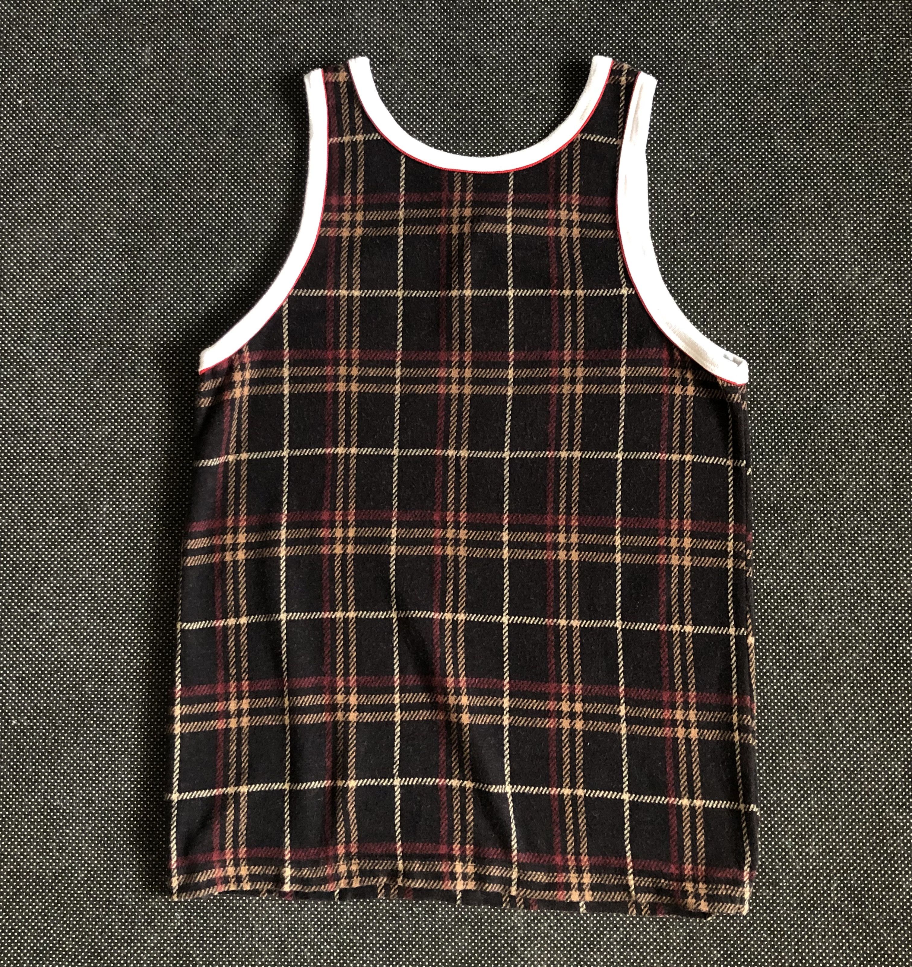 Lacoste × Vintage RARE🔥90’S MADE IN FRANCE CHEMISE LACOSTE TARTAN CHECKS TT Size M / US 6-8 / IT 42-44 - 2 Thumbnail