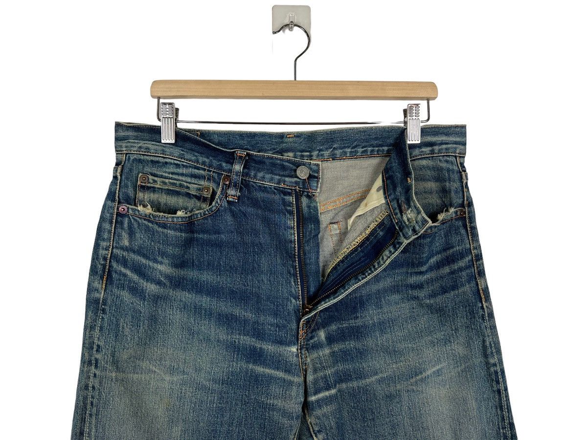 Kapital 🔥 KAPITAL DYED BROKEN DISTRESSED DENIM Size US 34 / EU 50 - 10 Thumbnail