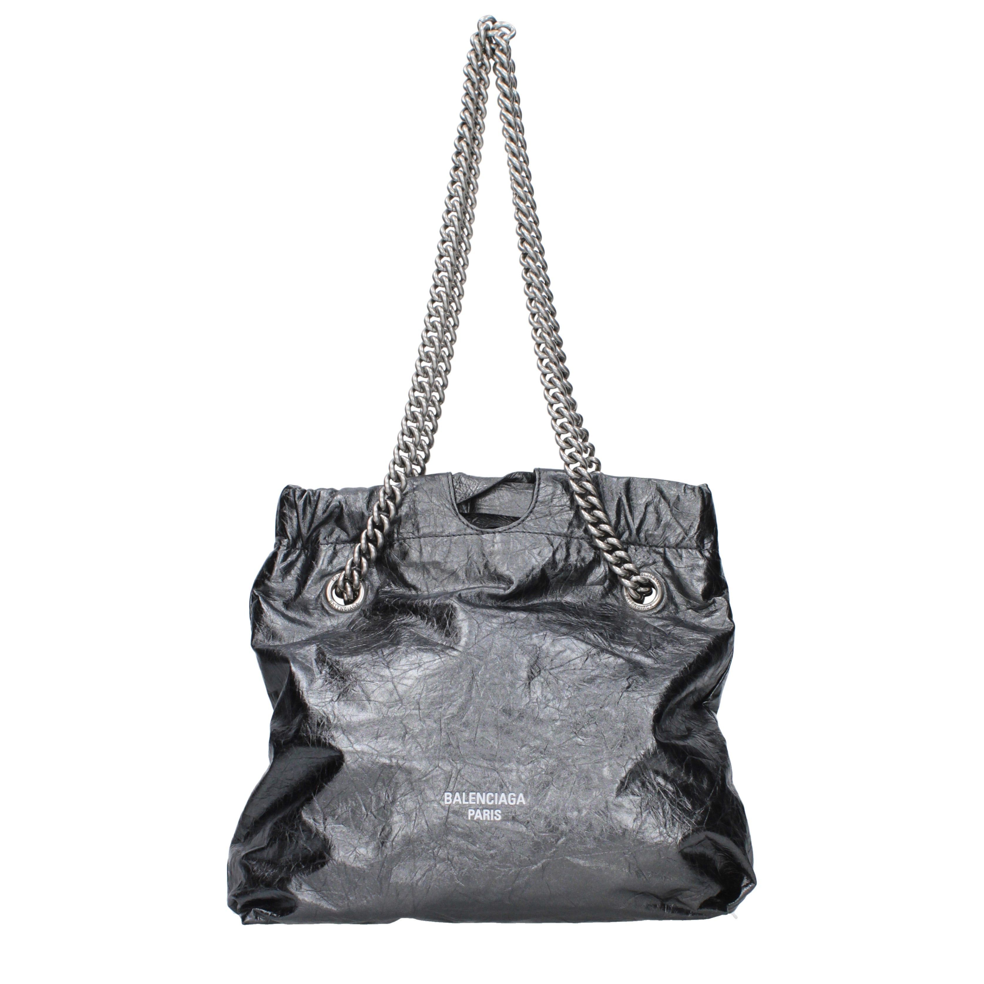 Balenciaga Balenciaga Shoulder Bags Women Leather Gray/Steel Size ONE SIZE - 1 Thumbnail
